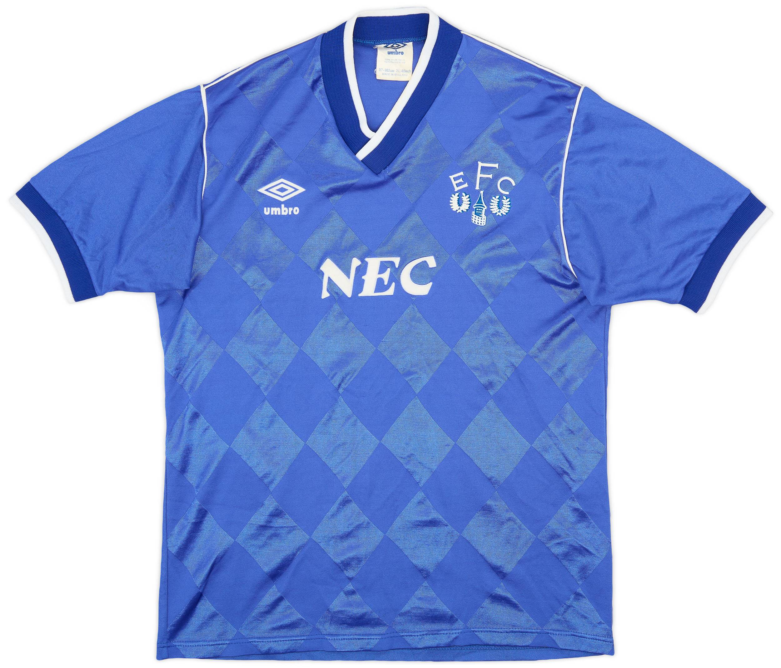 1986-89 Everton Home Shirt - 9/10 - (M)