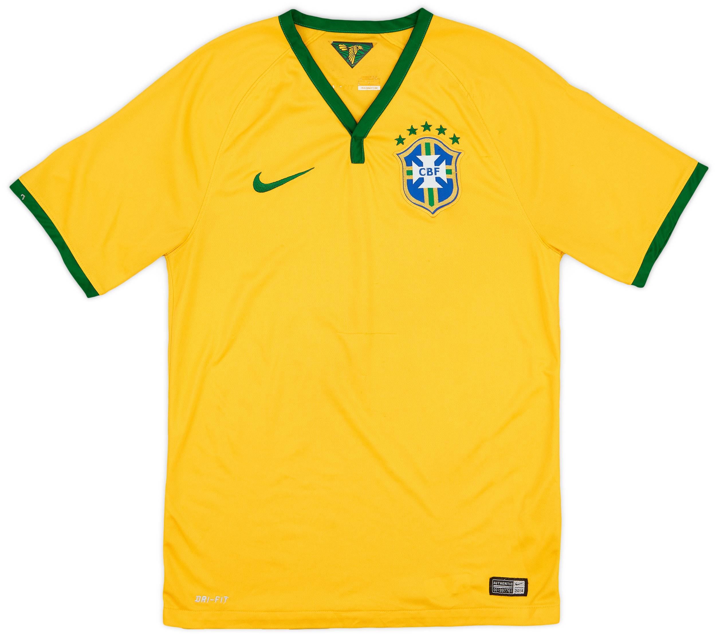 2014-15 Brazil Home Shirt - 5/10 - (S)