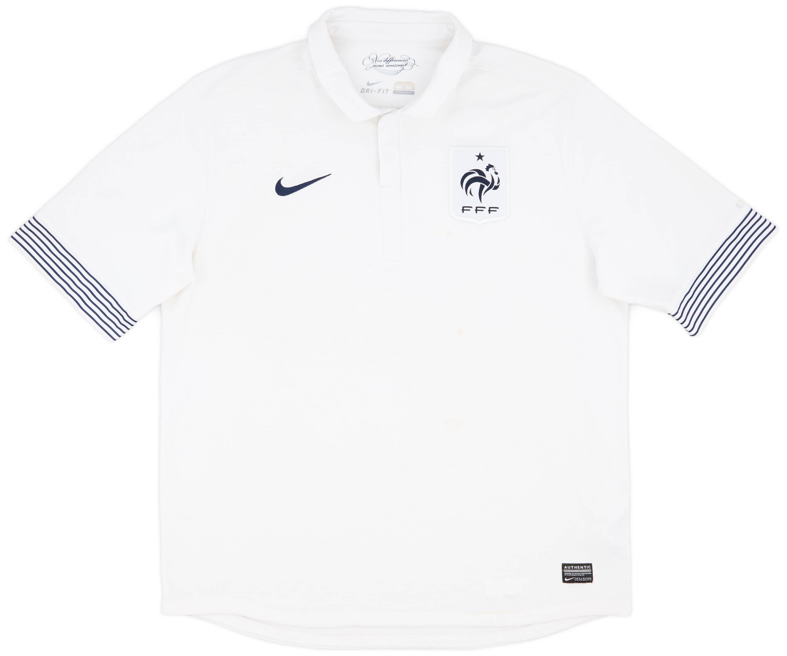 2012-13 France Away Shirt - 5/10 - (XL)