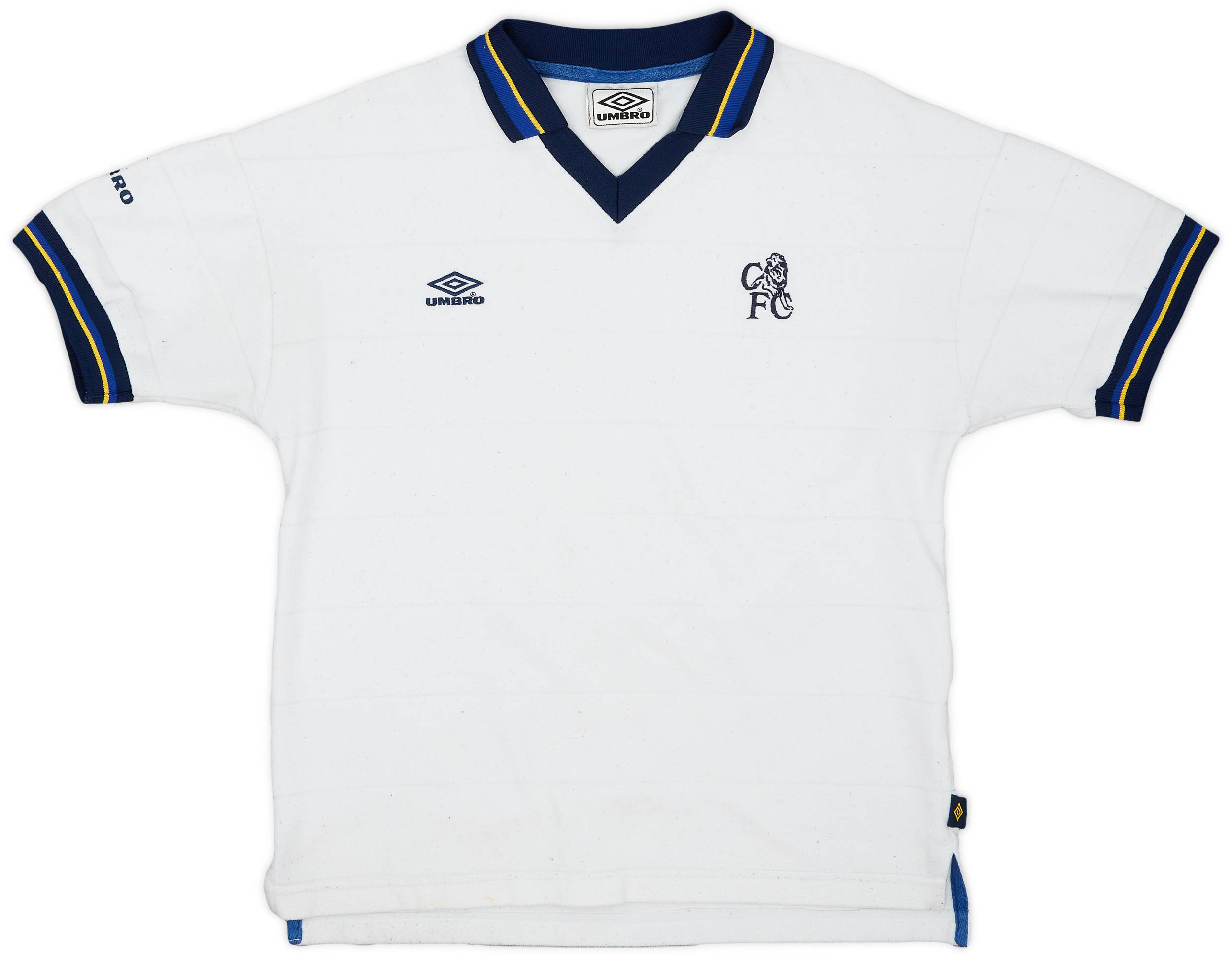 【00s Umbro】Chelsea tshirt soccer uniform Chelsea 1999 - 2000 Home football shirt jersey Umbro vintage