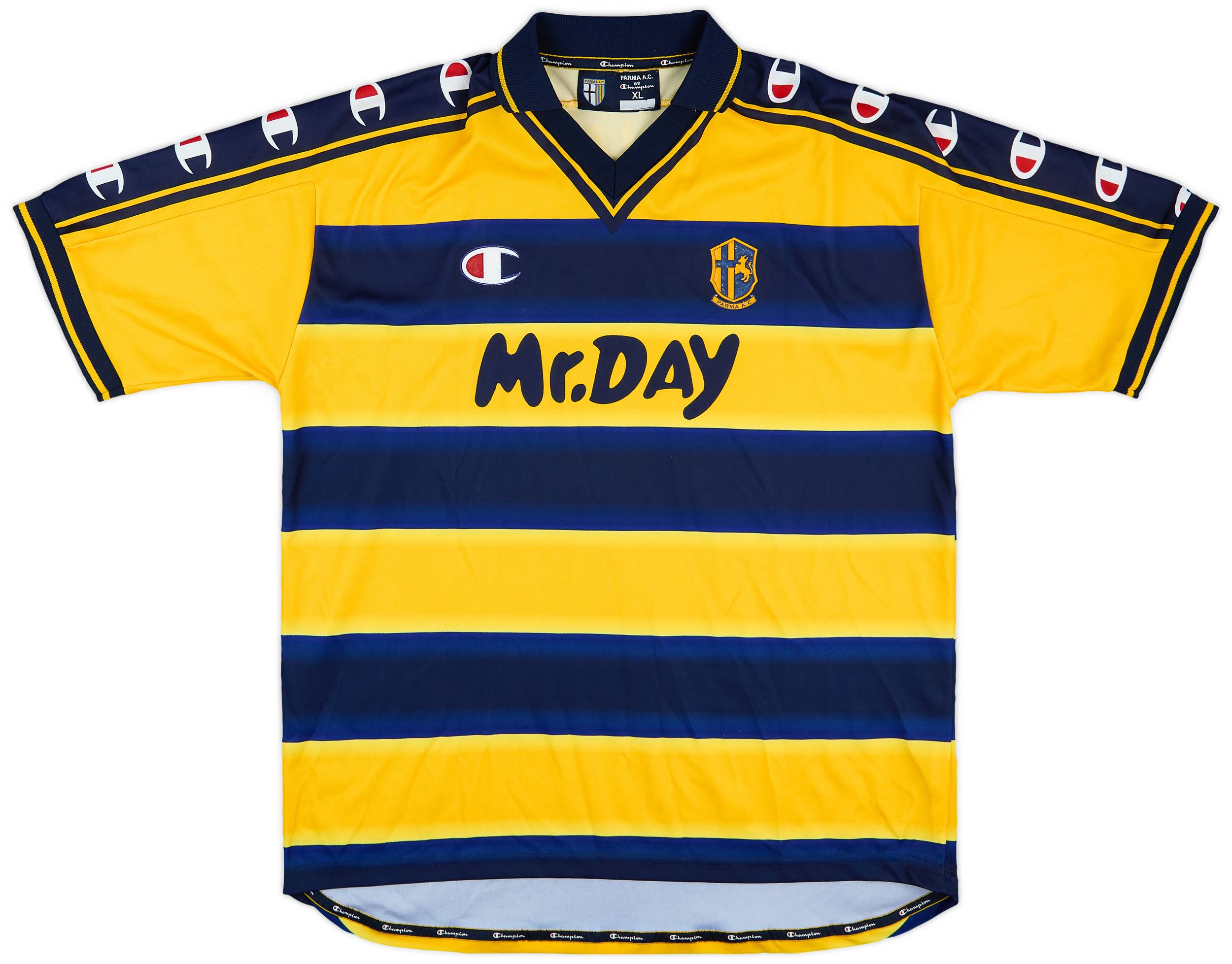 2001/02 NAKATA #10 Parma Vintage Champion Home Football