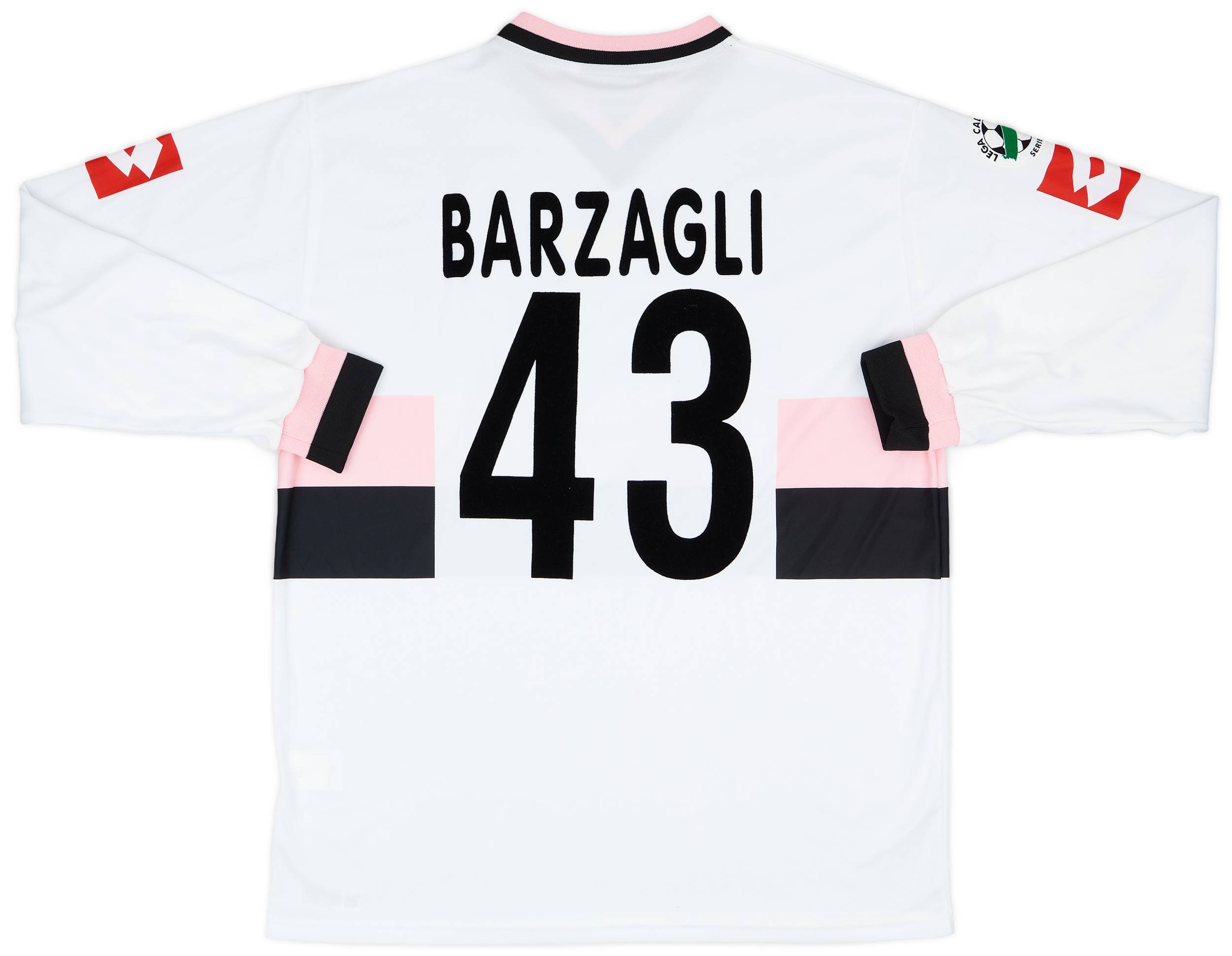 2004-05 Palermo Match Issue Away L/S Shirt Barzagli #43