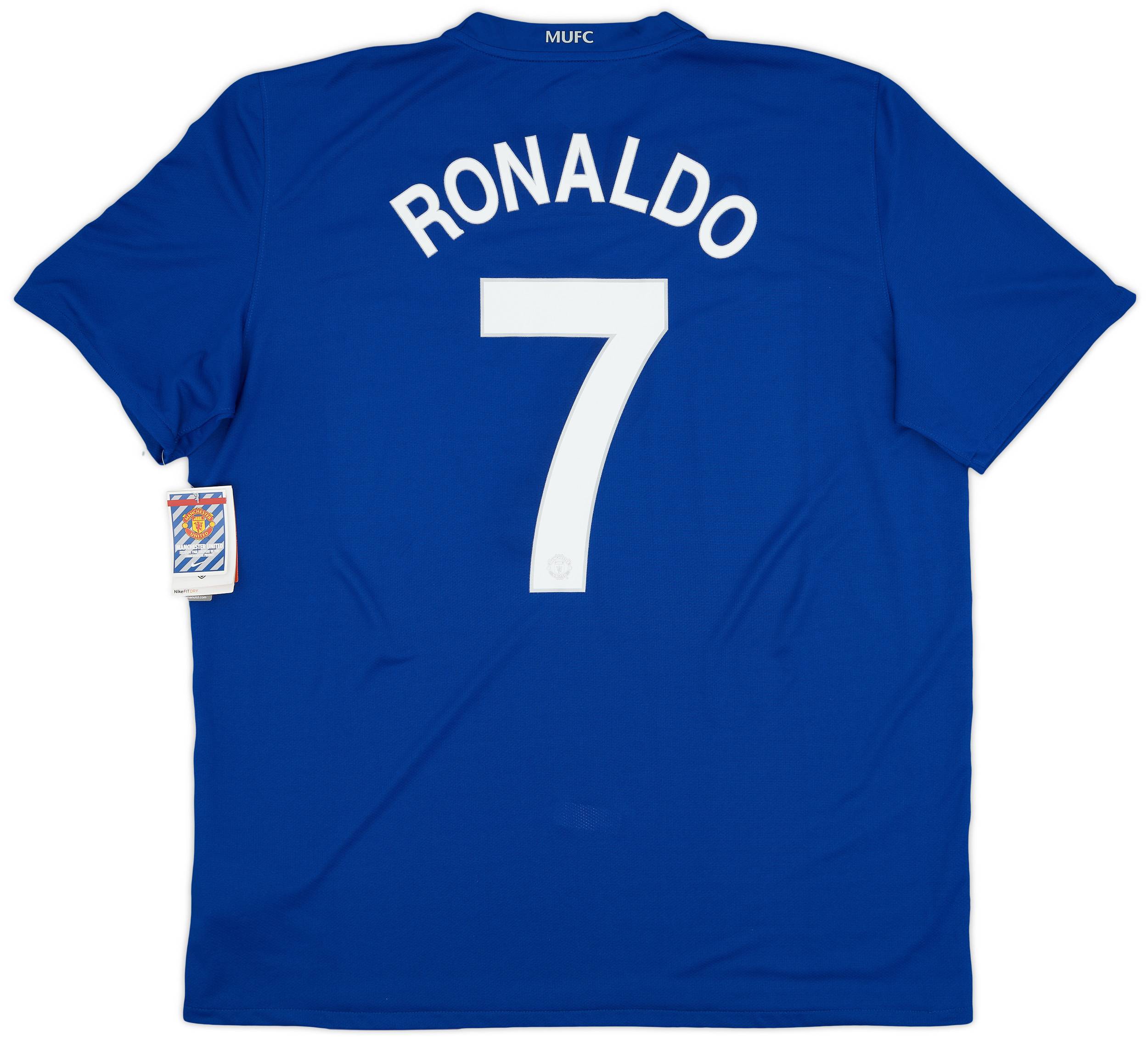 2008-09 Manchester United Third Shirt Ronaldo #7 (XXL)