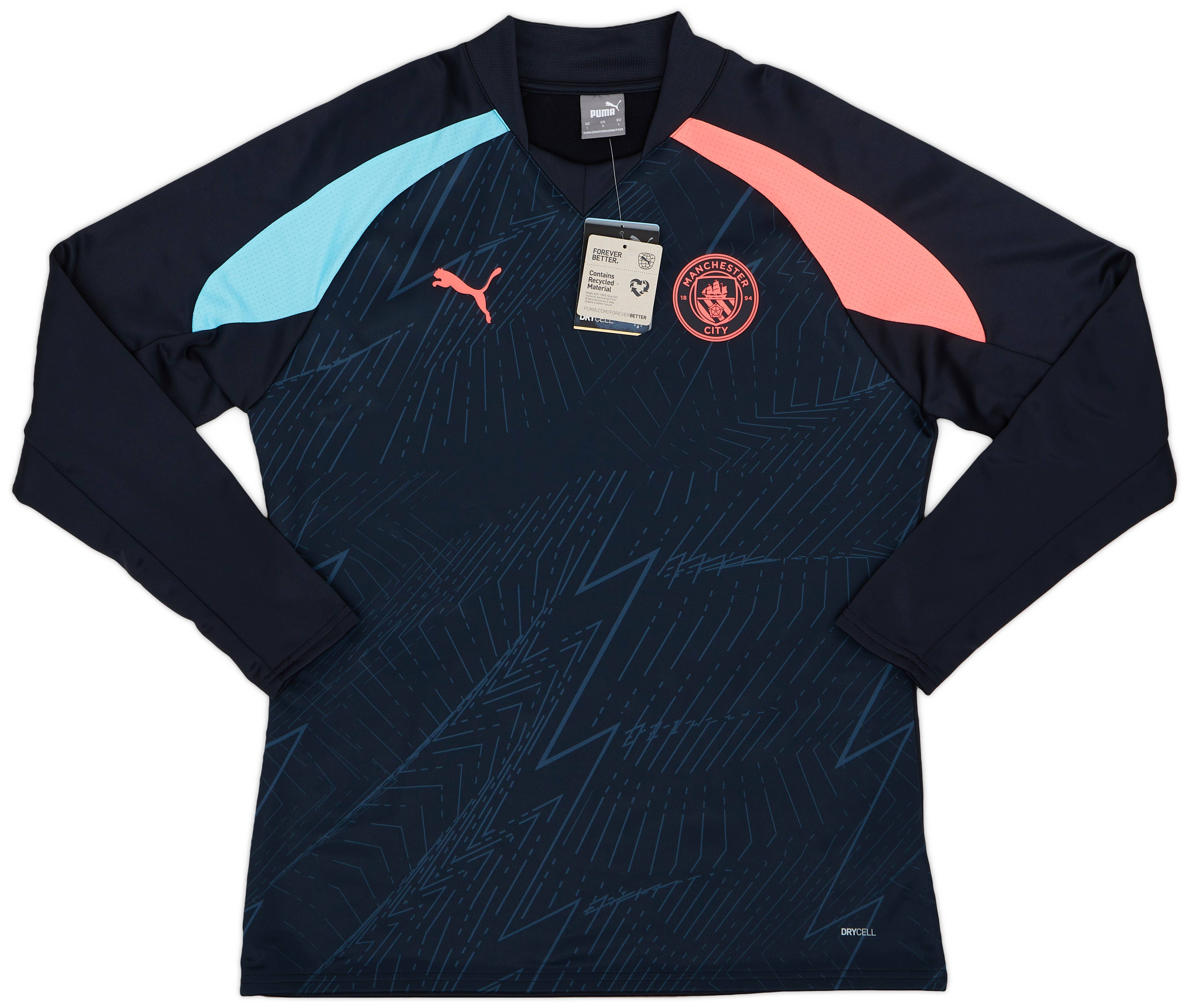 2023-24 Manchester City Puma Pre-Match Sweat Top