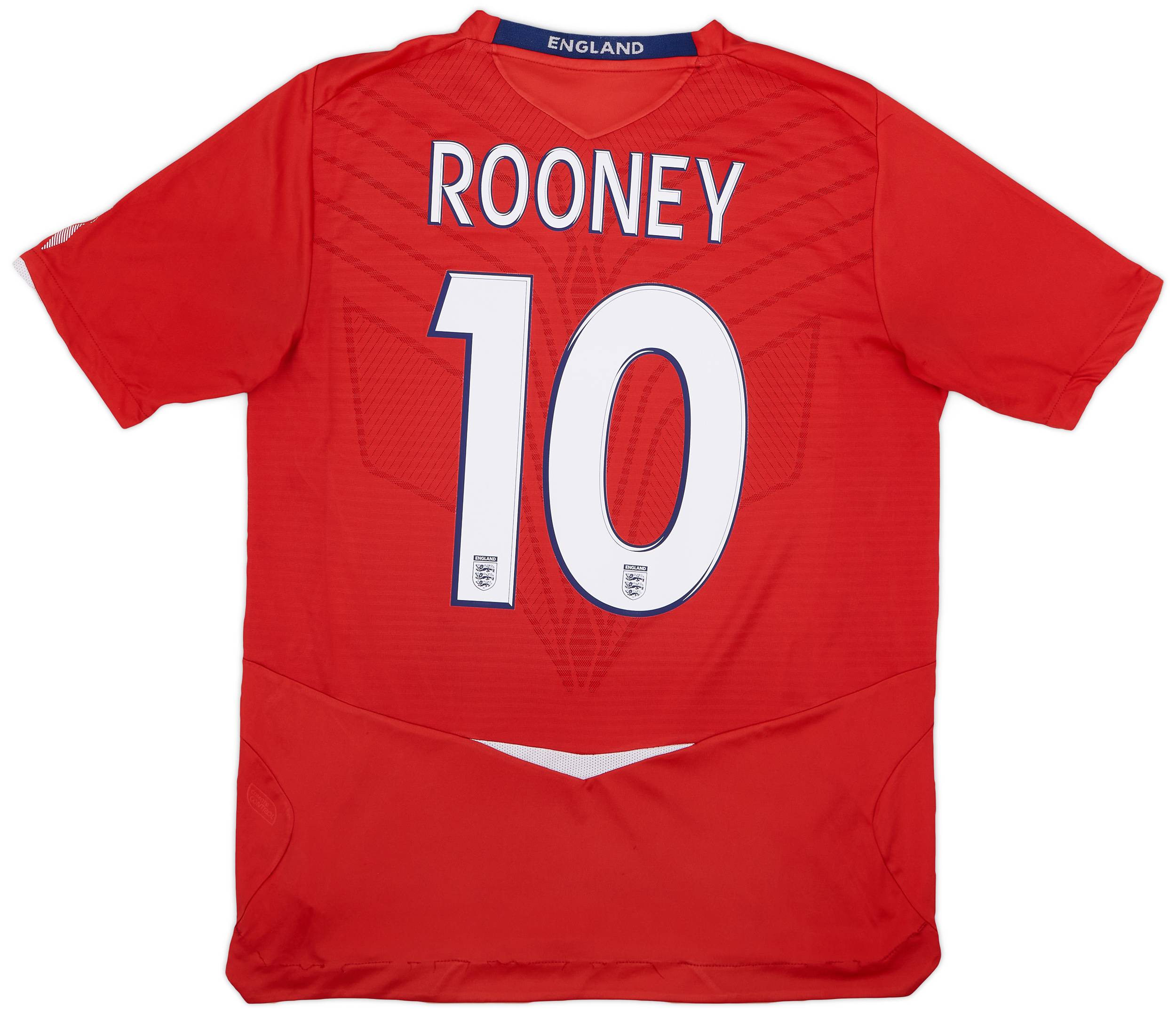 2008-10 England Away Shirt Rooney #10 - 6/10 - (L)