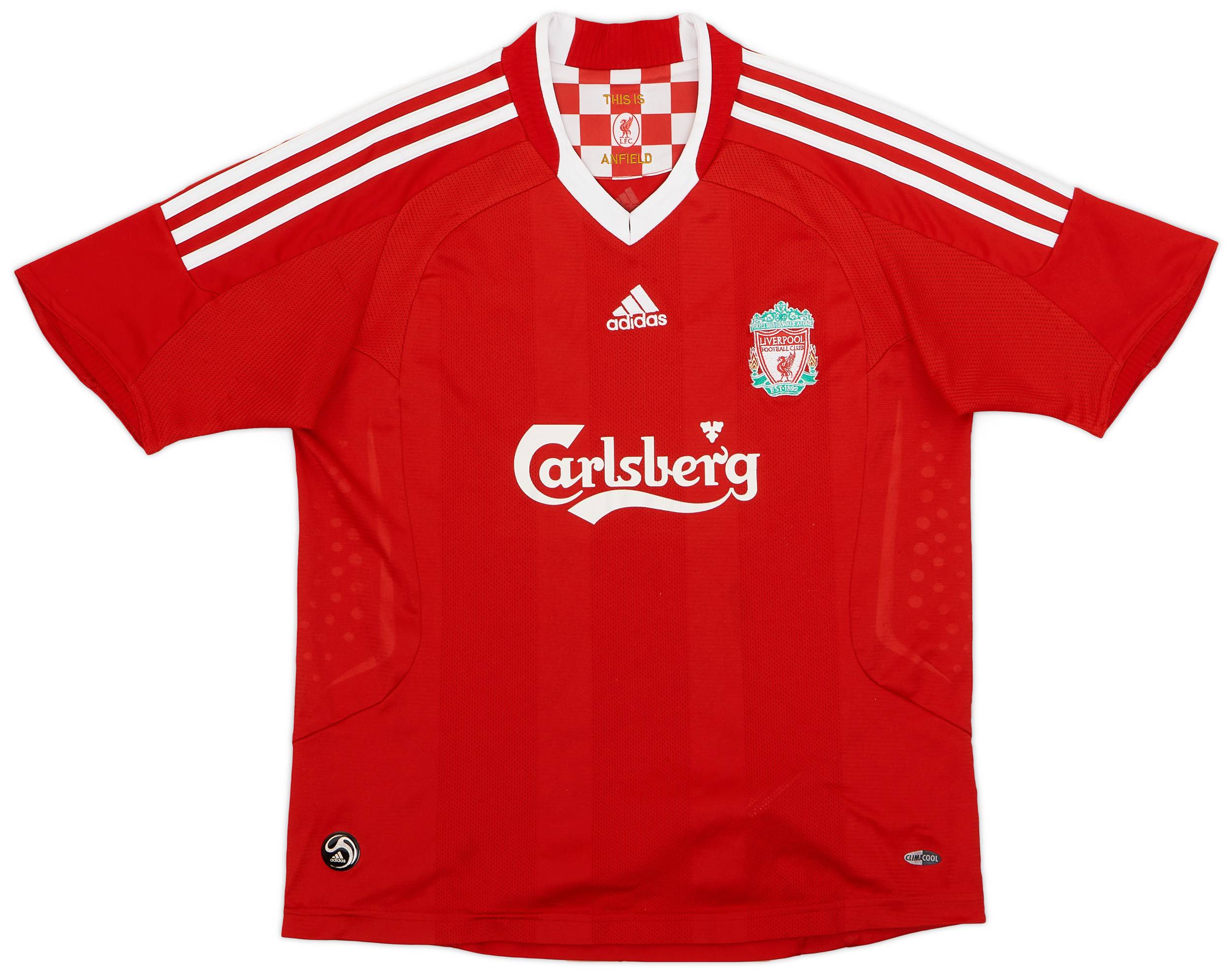 2008-10 Liverpool Home Shirt - 6/10 - (L.Boys)