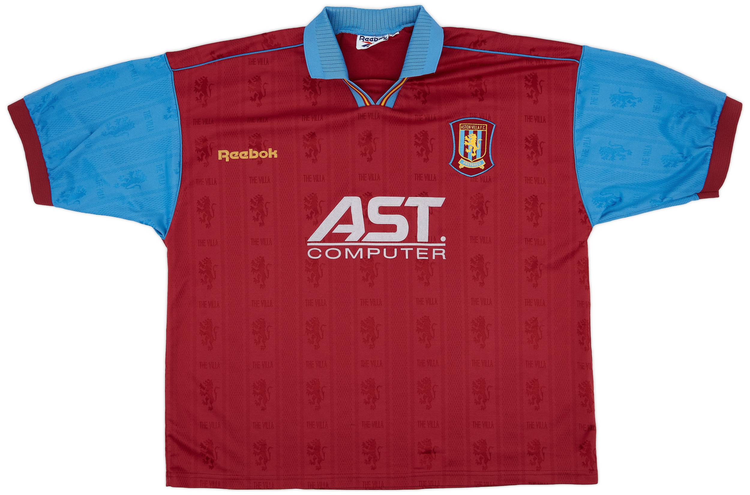 1995-97 Aston Villa Home Shirt - 8/10 - (XXL)