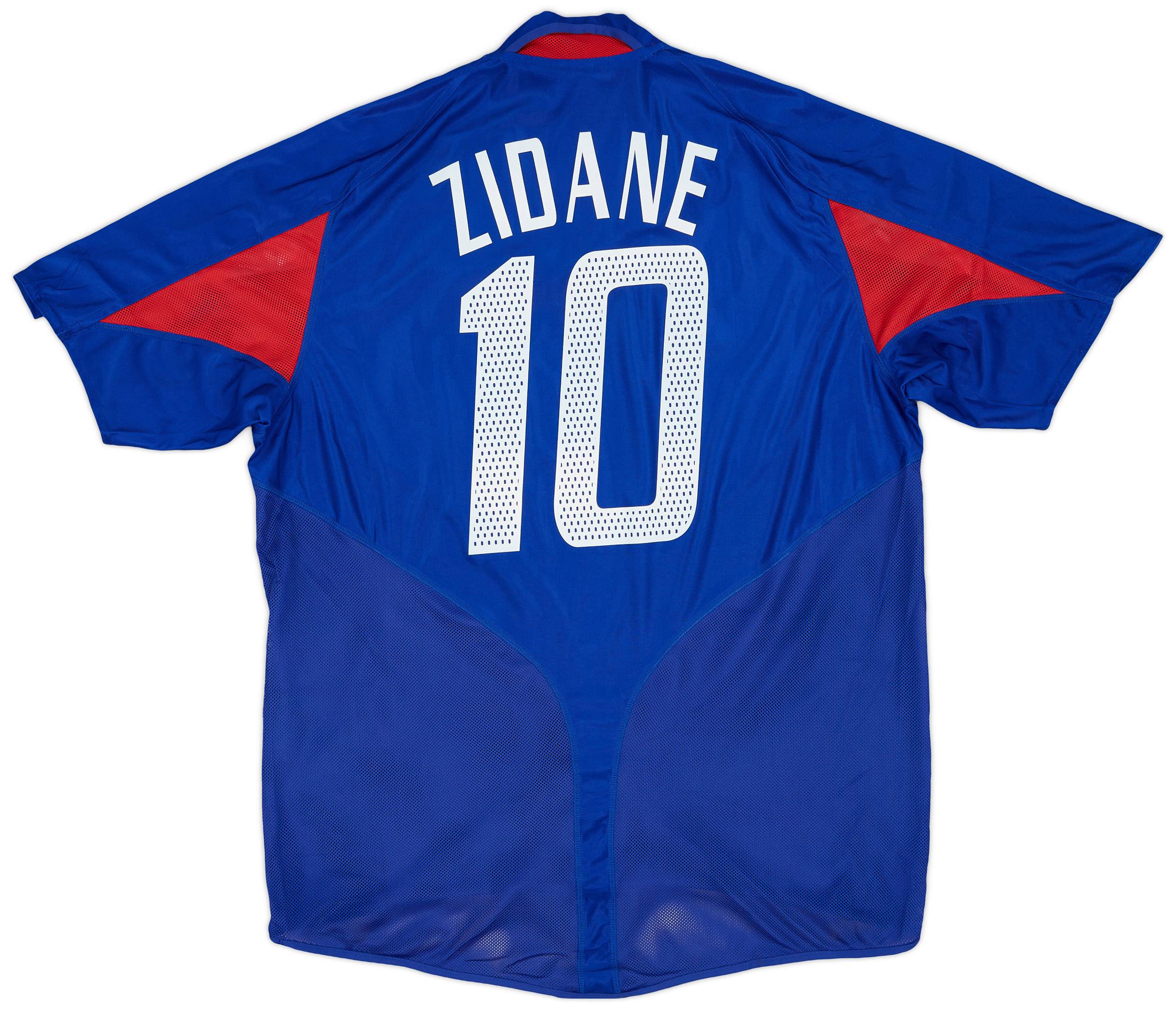 2004-06 France Home Shirt Zidane #10 (L)