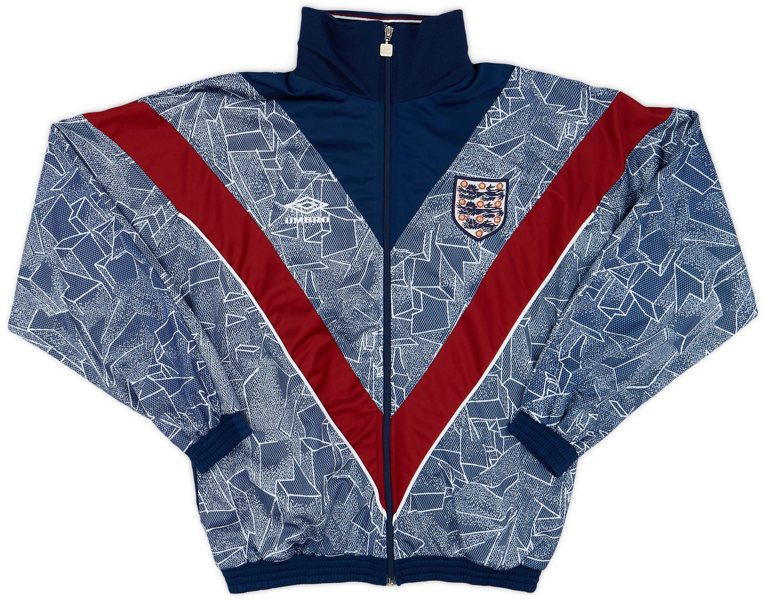 1993-95 England Umbro Track Jacket - 9/10 - (S)