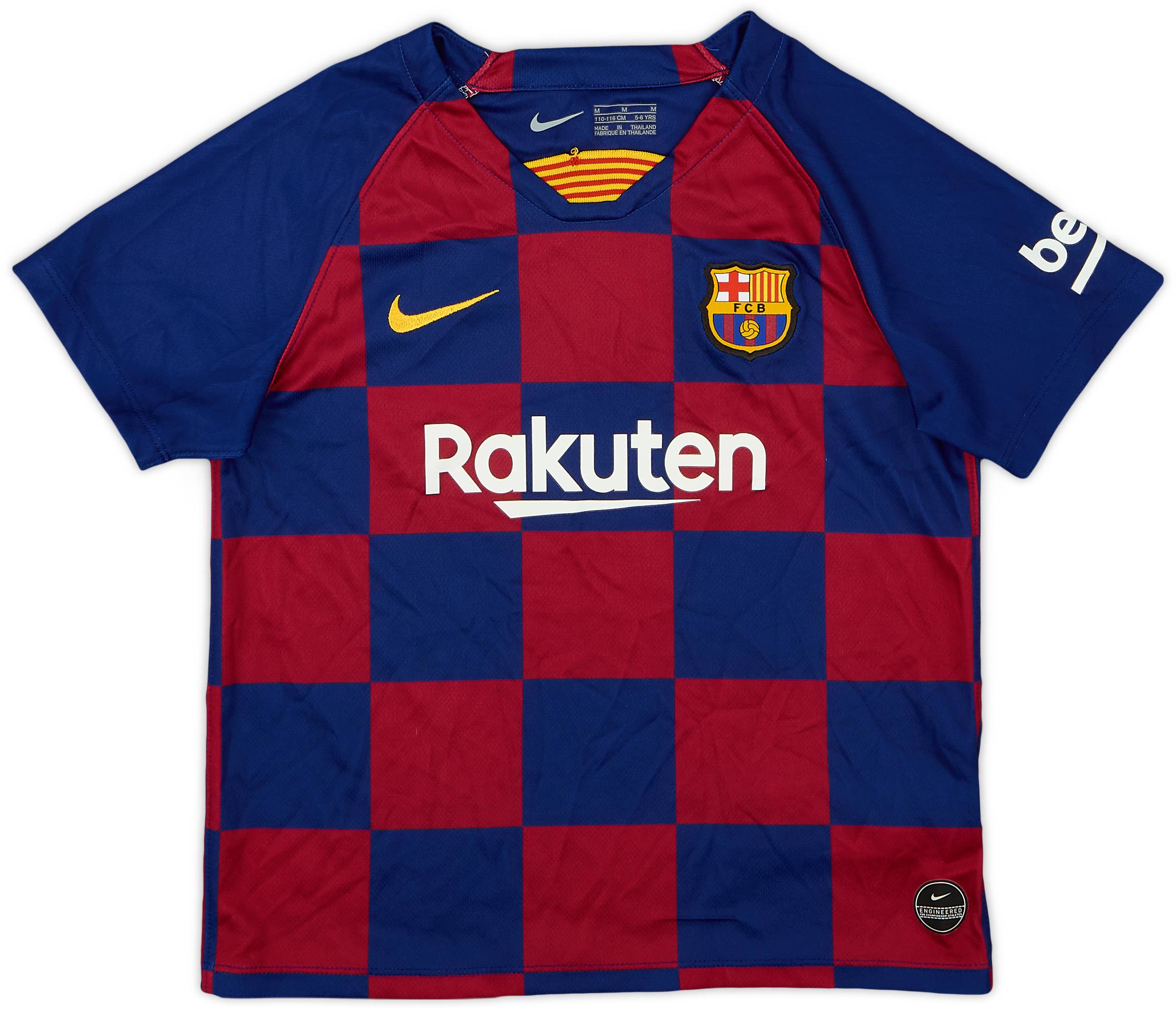 2019-20 Barcelona Home Shirt - 8/10 - (5-6 Years)