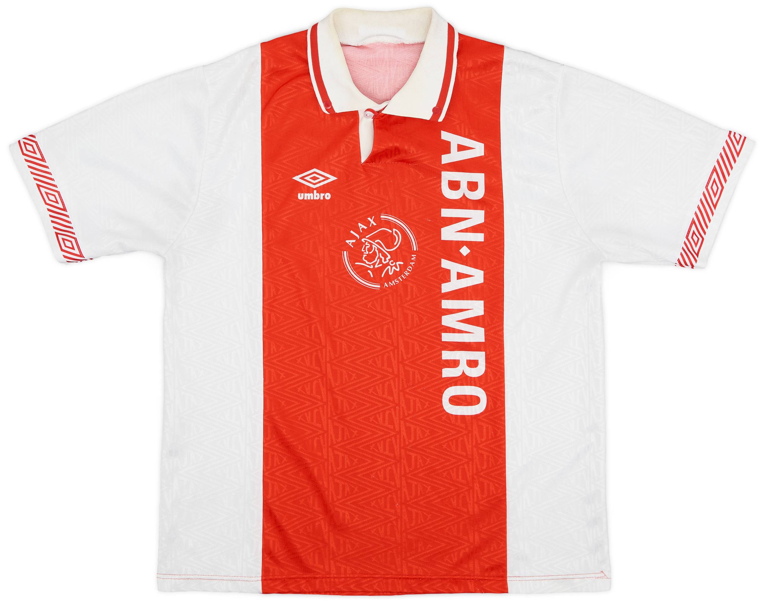 1991-93 Ajax Home Shirt - 7/10 - (Y)