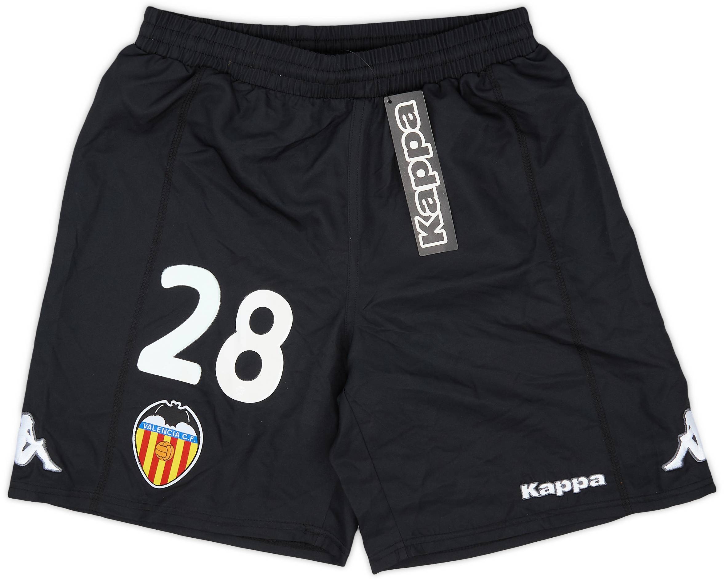 2009-10 Valencia Player Issue Home Shorts #28 (S)