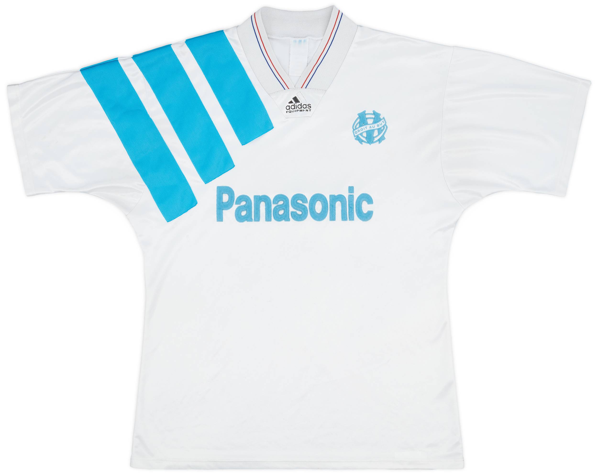 1992-93 Olympique Marseille Home Shirt - 5/10 - (L)