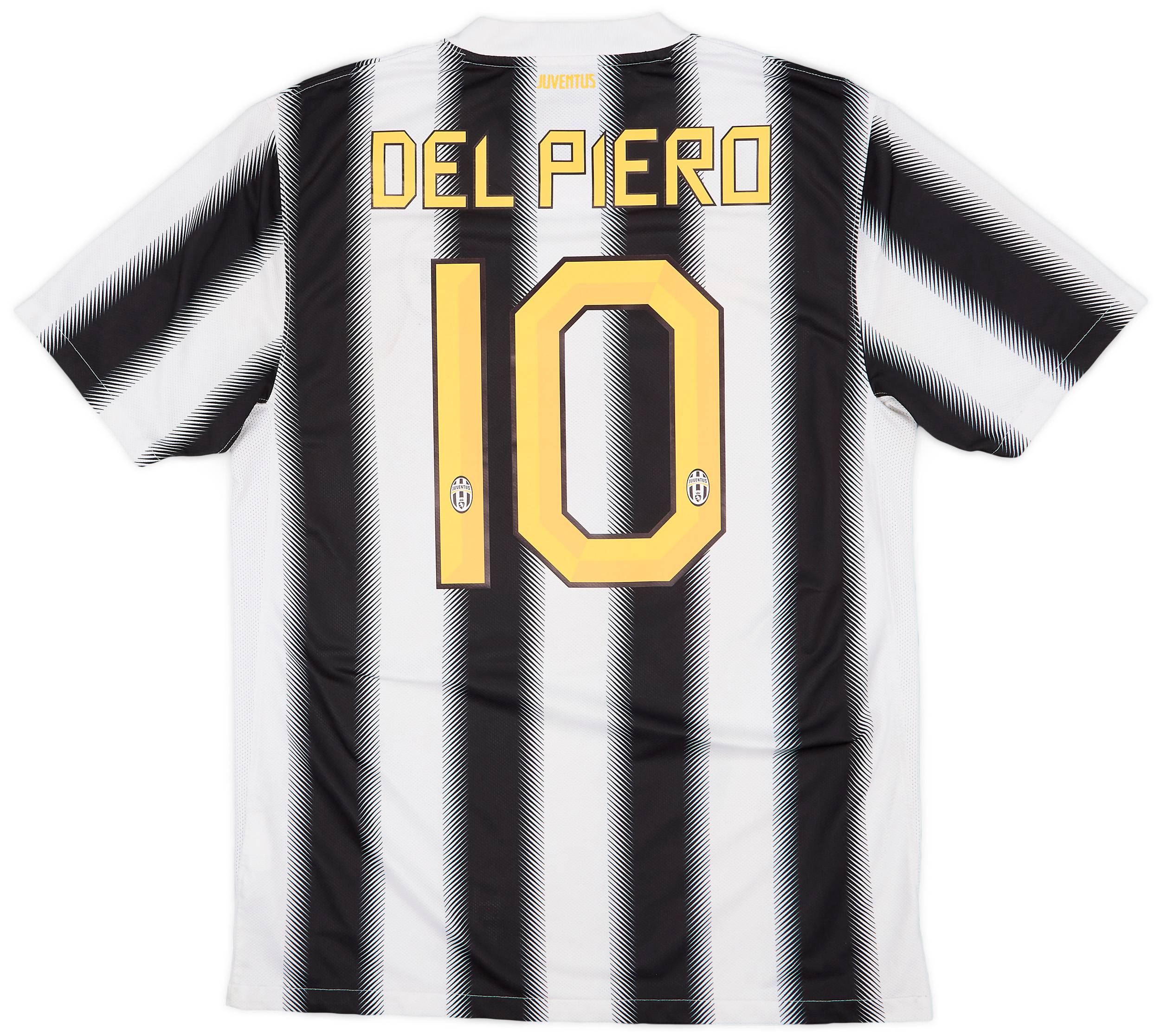 2011-12 Juventus Home Shirt Del Piero #10 - 6/10 - (M)