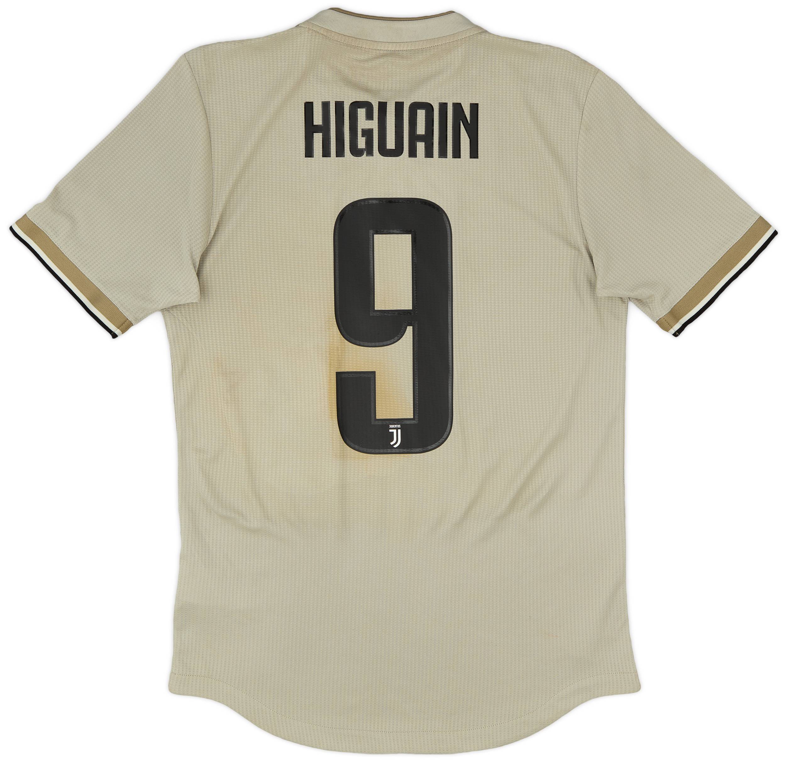2018-19 Juventus Authentic Away Shirt Higuain #9 6/10 (S)