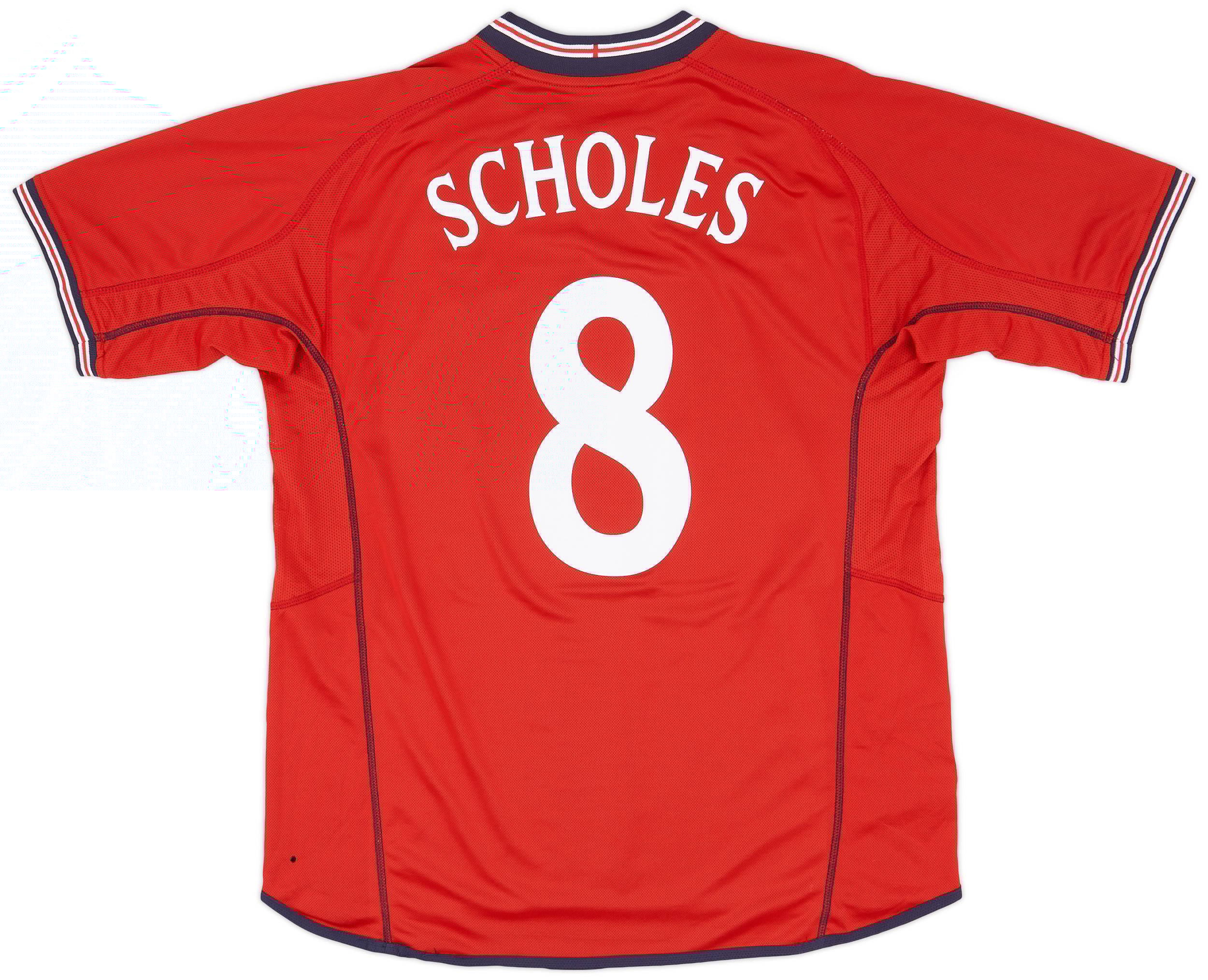 2002-04 England Away Shirt Scholes #8 - 5/10 - (XL)
