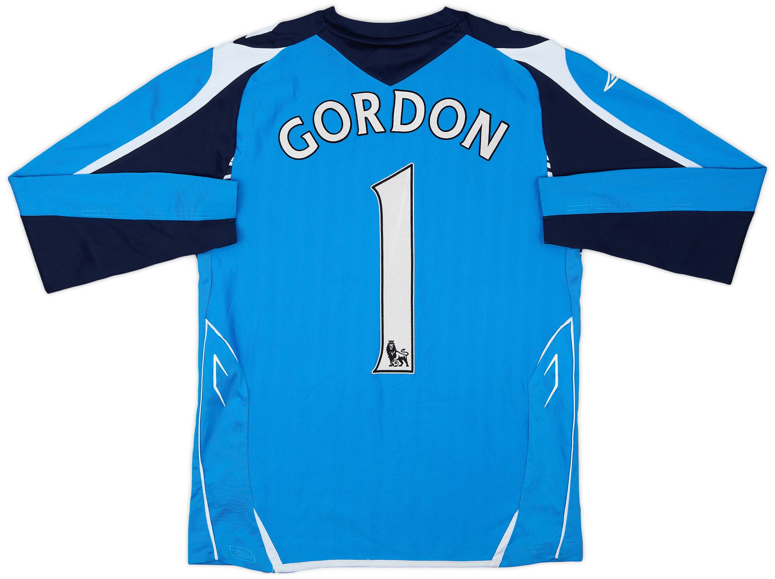 2007-09 Sunderland GK Shirt Gordon #1 - 9/10 - (XL.Boys)