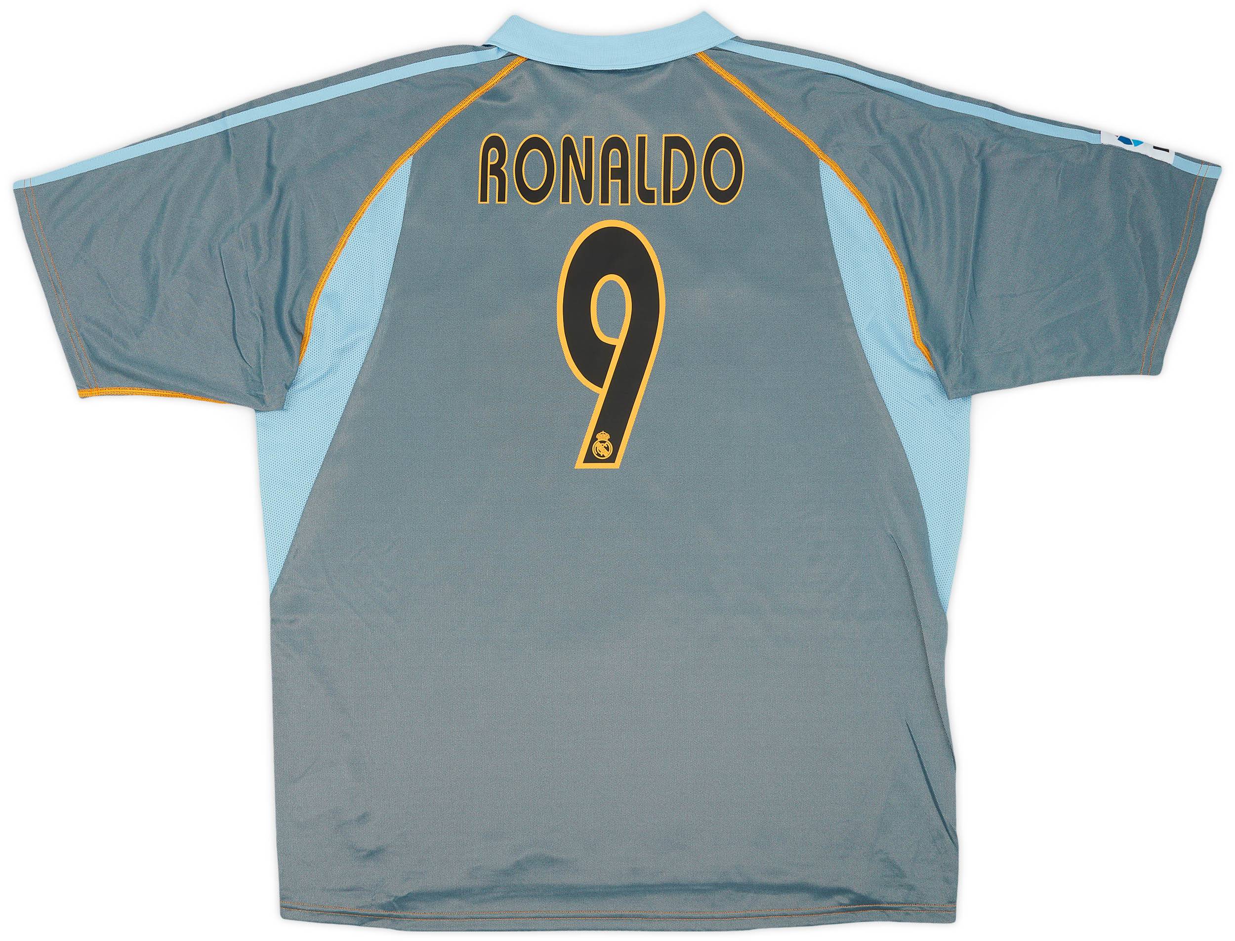 2003-04 Real Madrid Third Shirt Ronaldo #9 (XL)