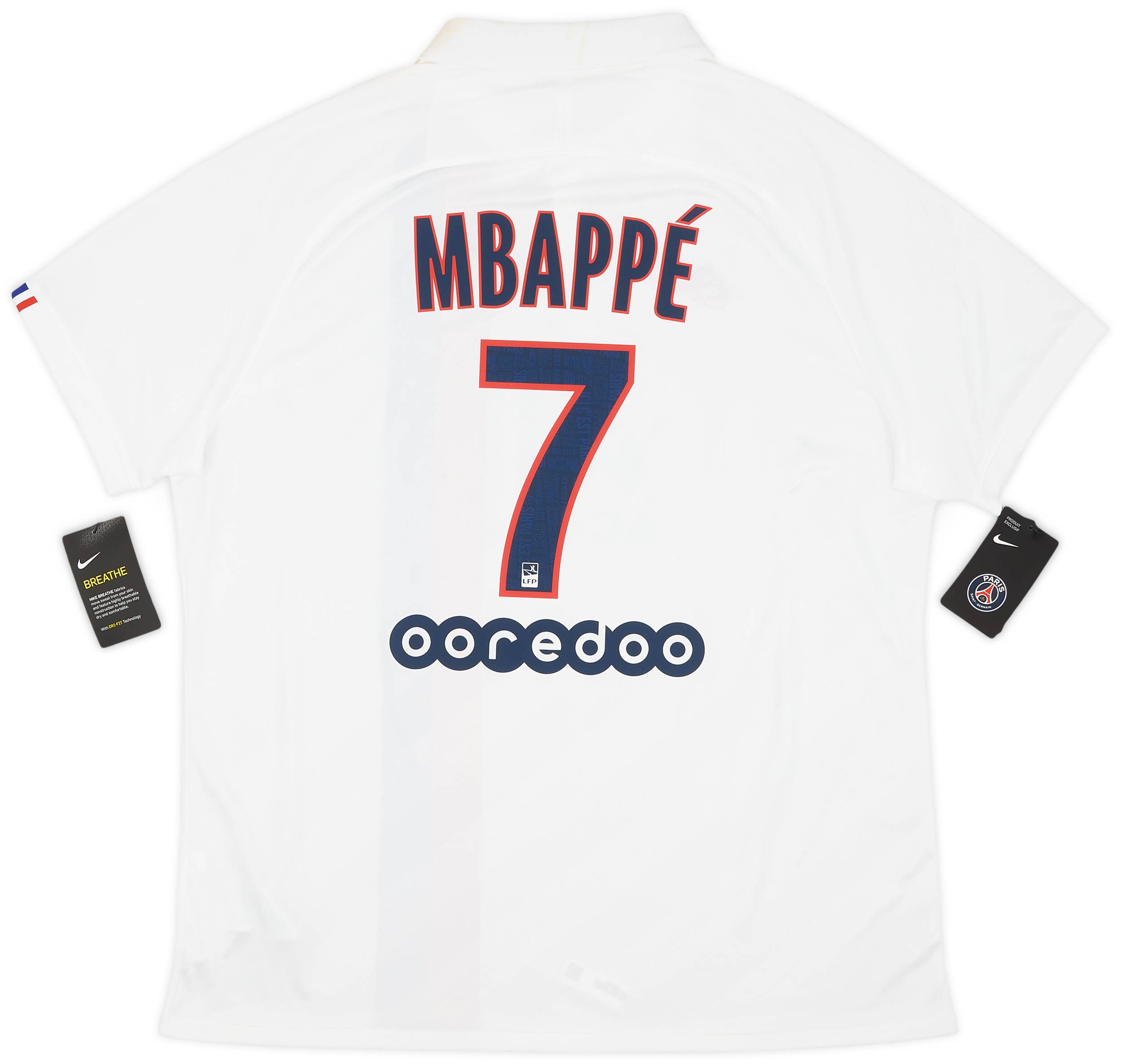 2019-20 Paris Saint-Germain Third Shirt Mbappe #7 (XL)