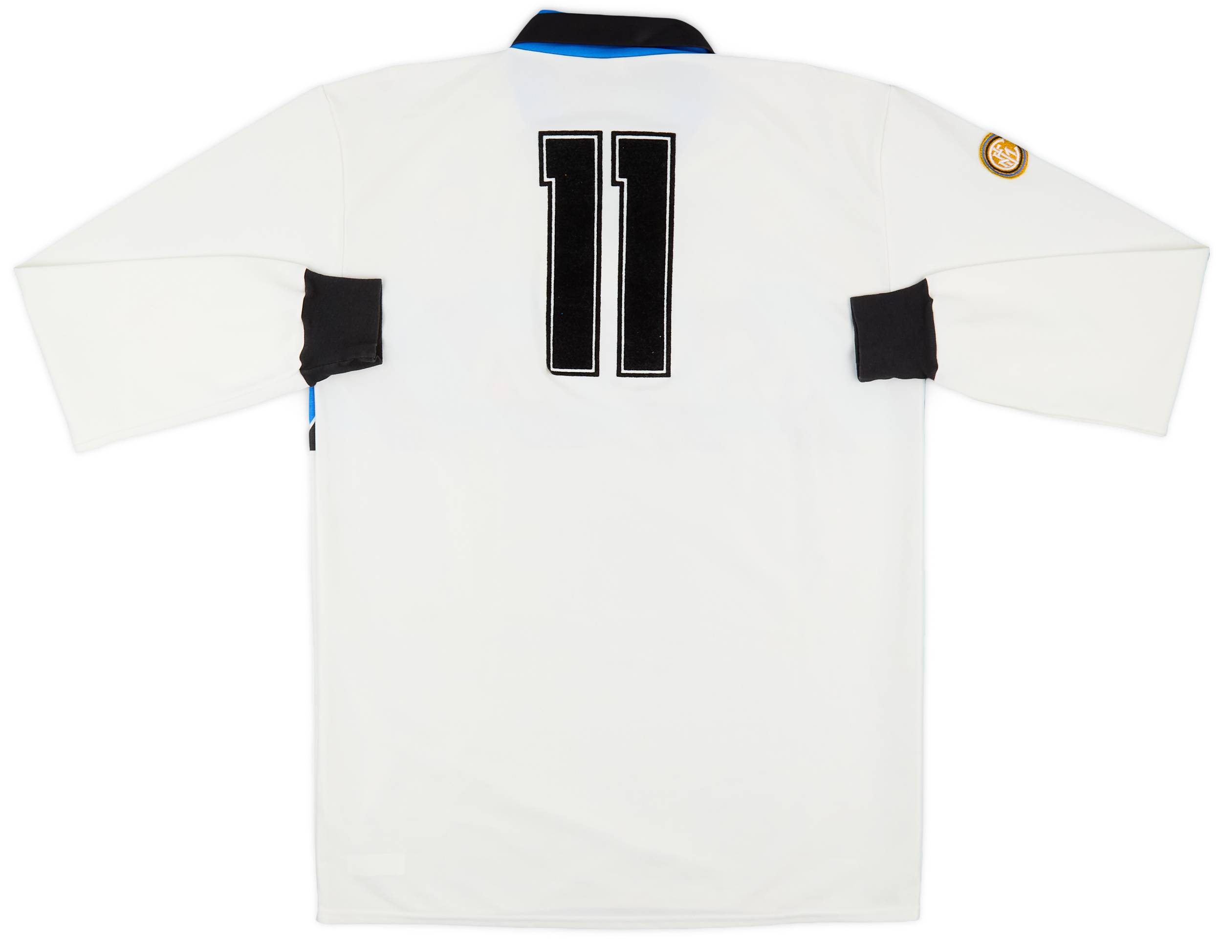 1989-90 Inter Milan Away L/S Shirt #11 - 5/10 - (XL)