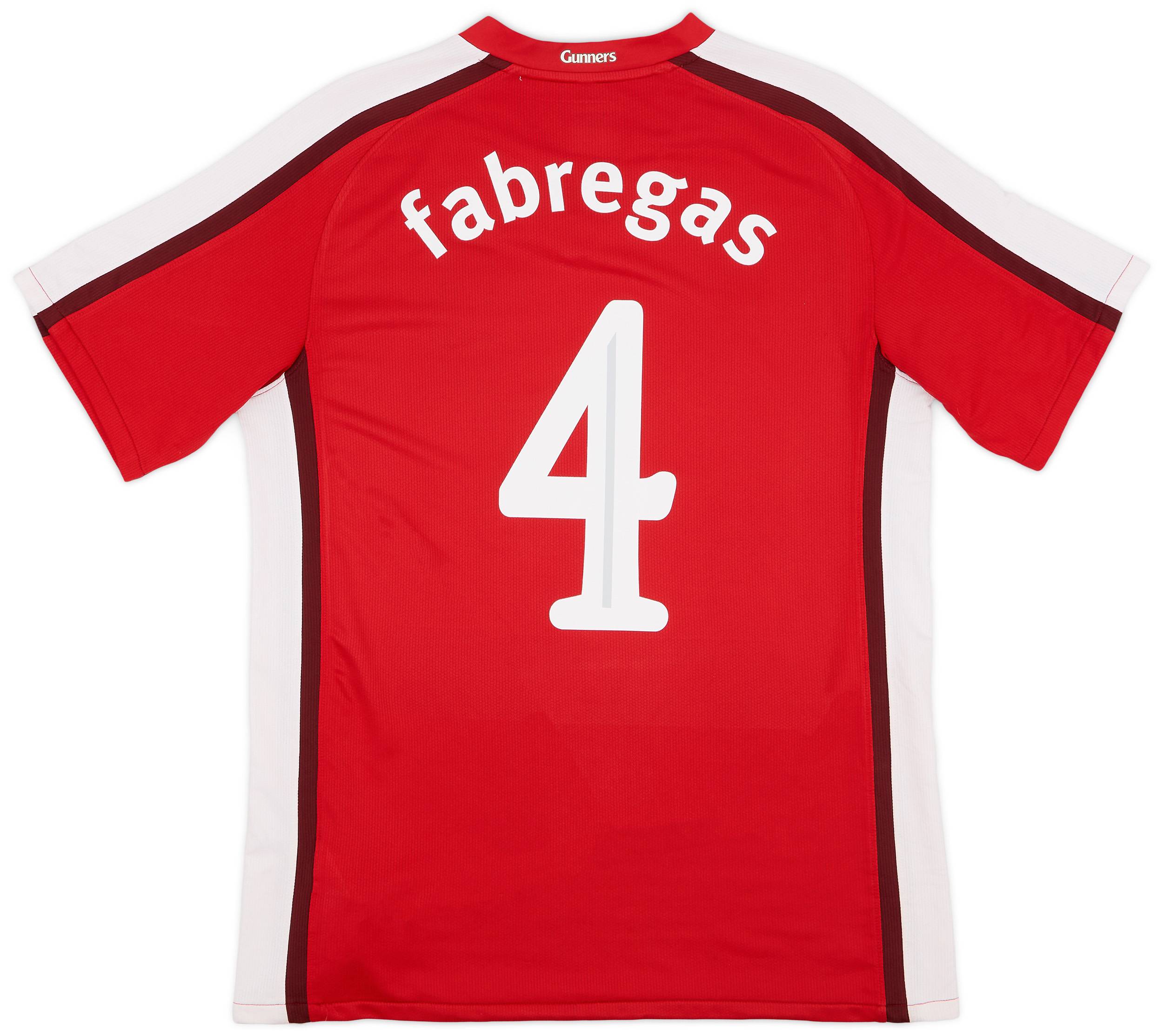 2008-10 Arsenal Home Shirt Fabregas #4 - 6/10 - (M)