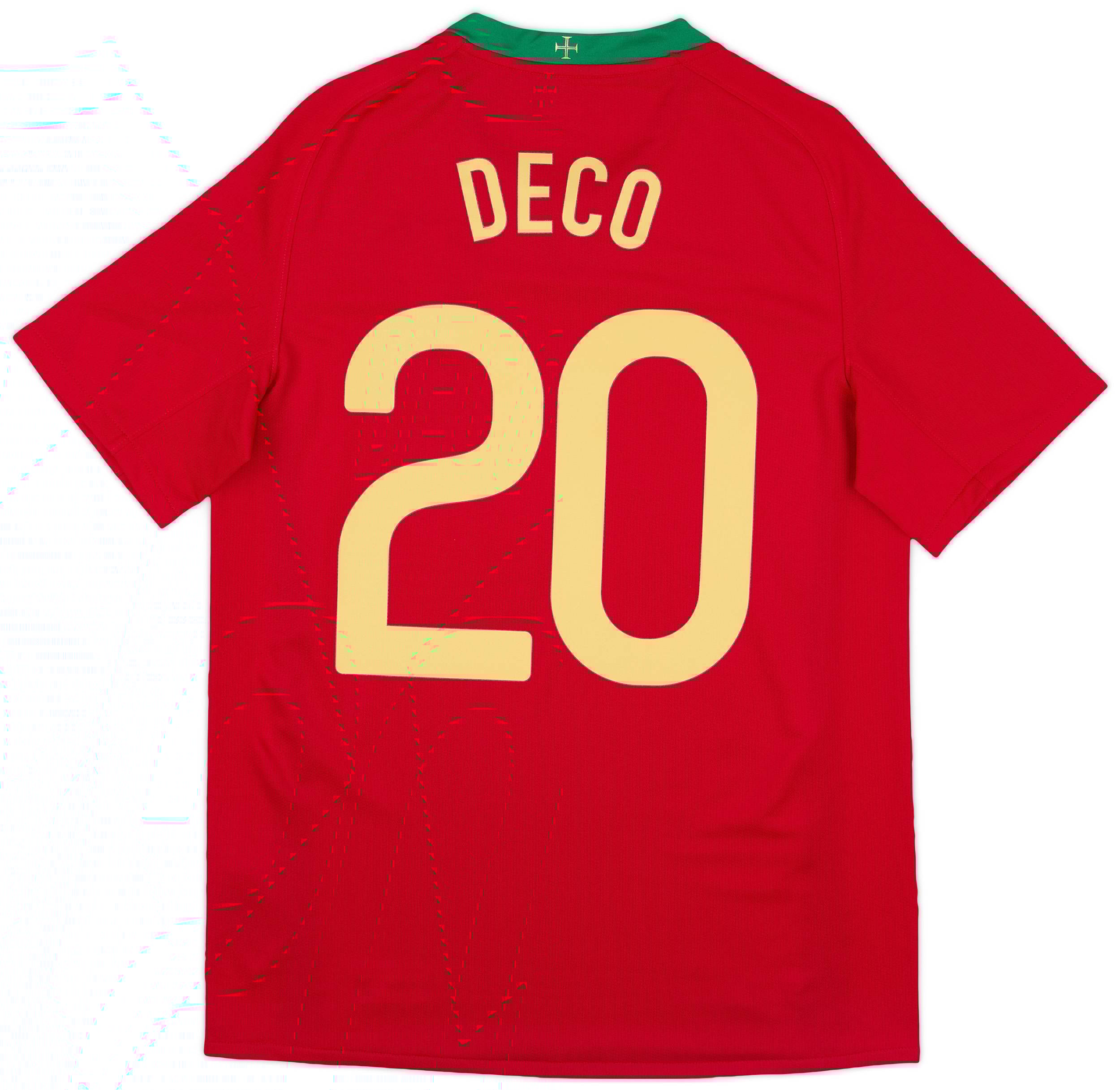 2008-10 Portugal Home Shirt Deco #20 (S)