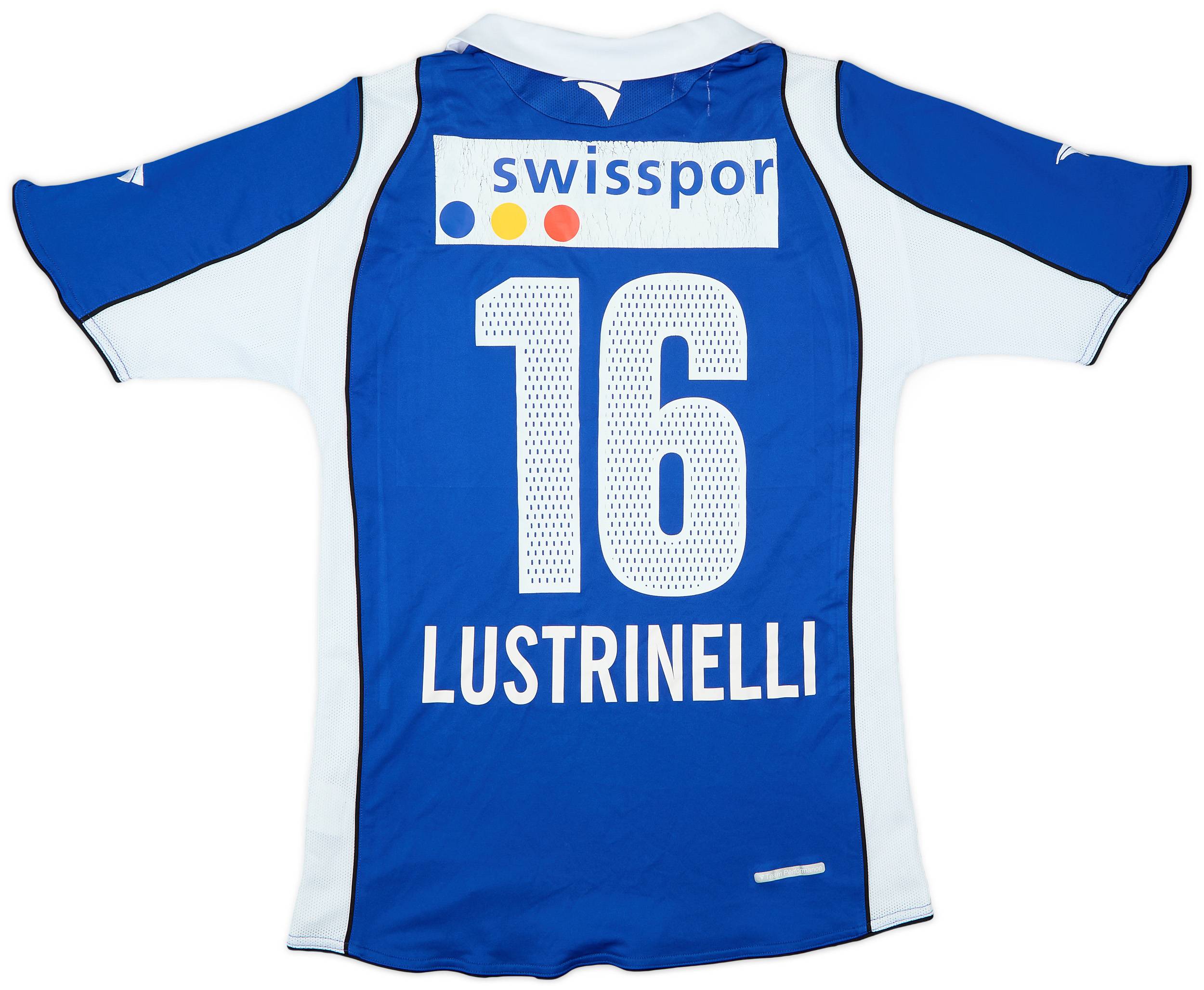 2007-08 FC Luzern Home Shirt Lustrinelli #16 - 7/10 - (S)