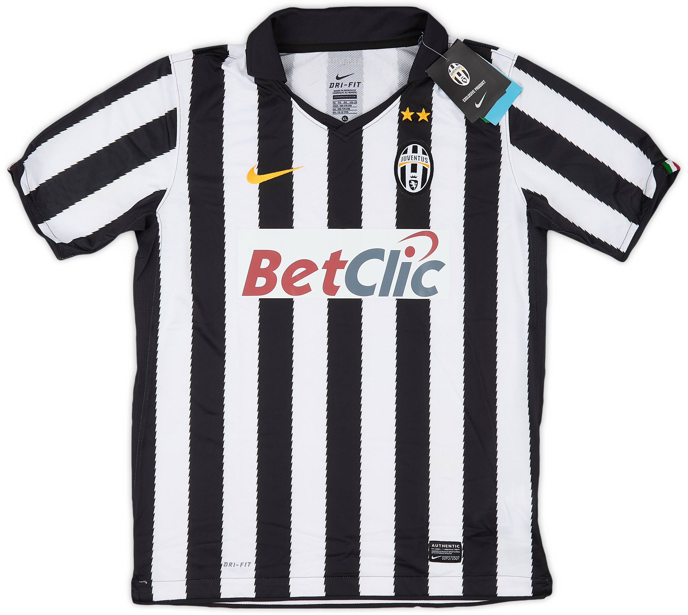 2010-11 Juventus Home Shirt (XL.Boys)