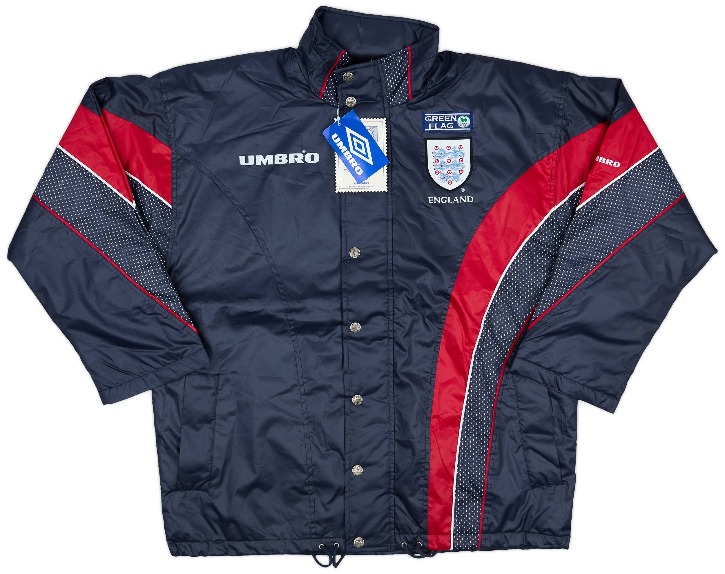 1998 00 England Umbro Padded Bench Coat M
