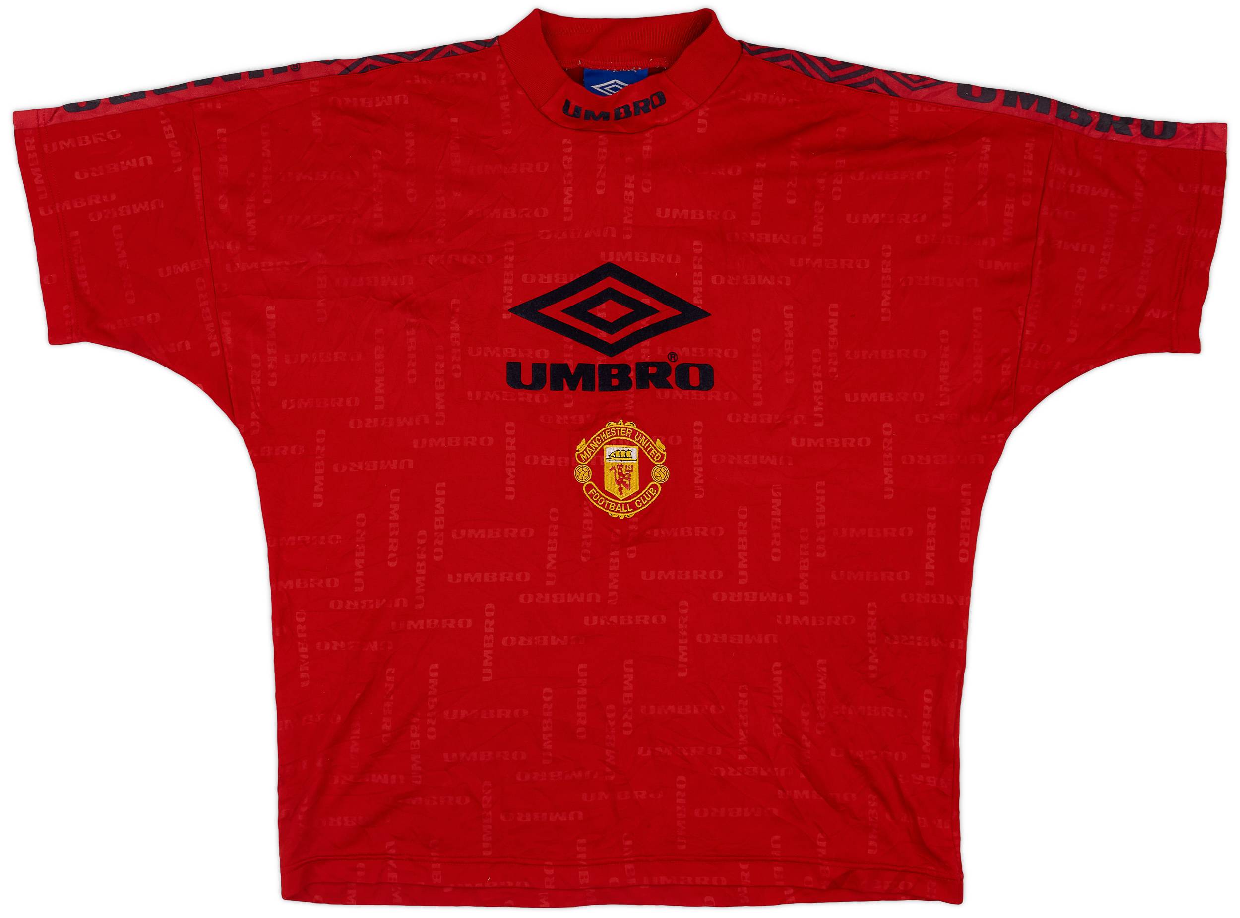 1996-97 Manchester United Umbro Training Shirt - 7/10 - (L)
