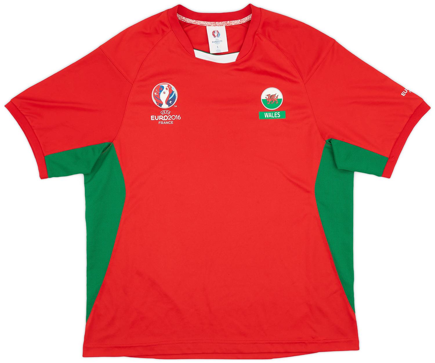 2016 17 Wales Euro 2016 Training Shirt 9 10 L