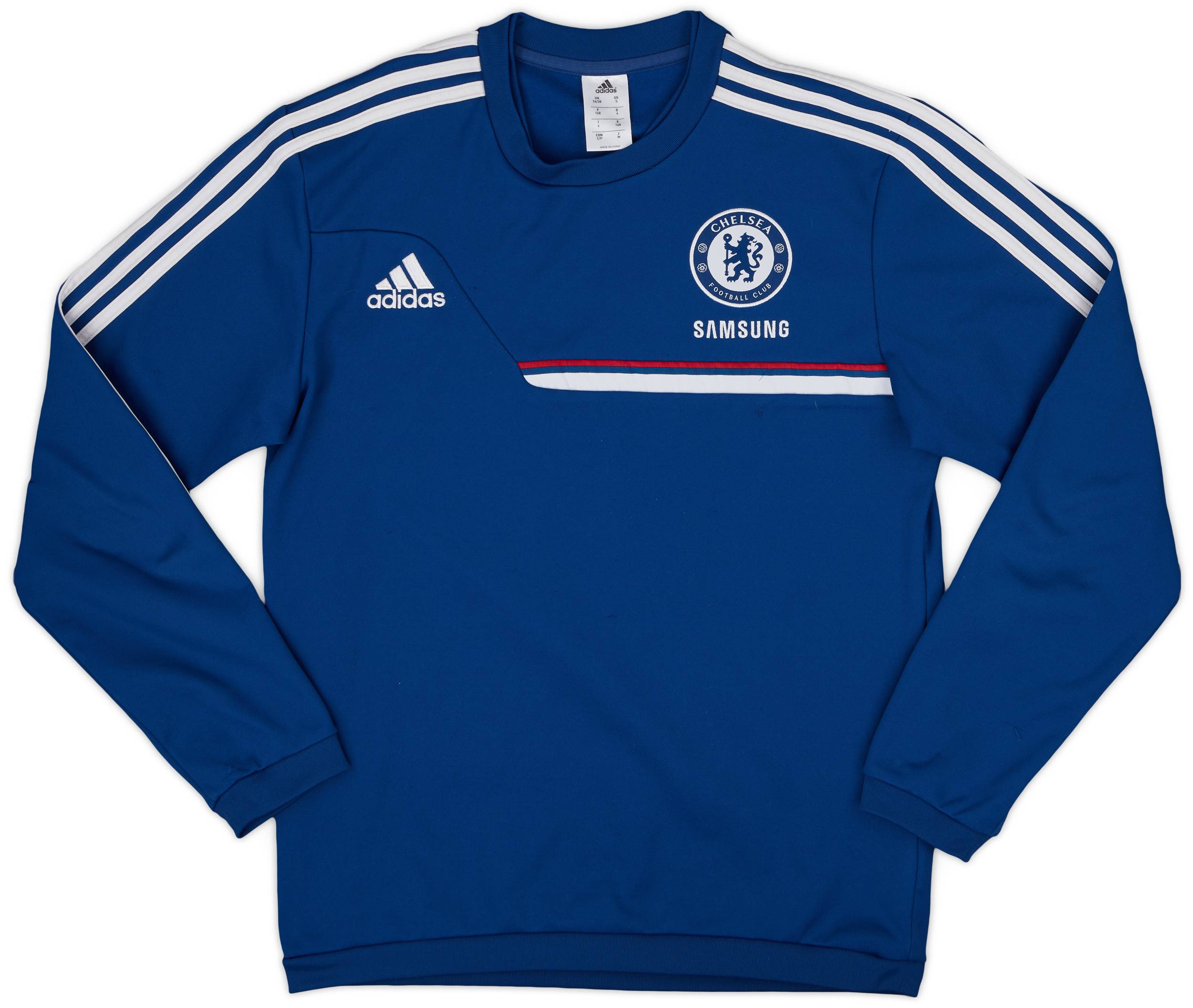 2013-14 Chelsea adidas Sweat Top - 8/10 - (S)