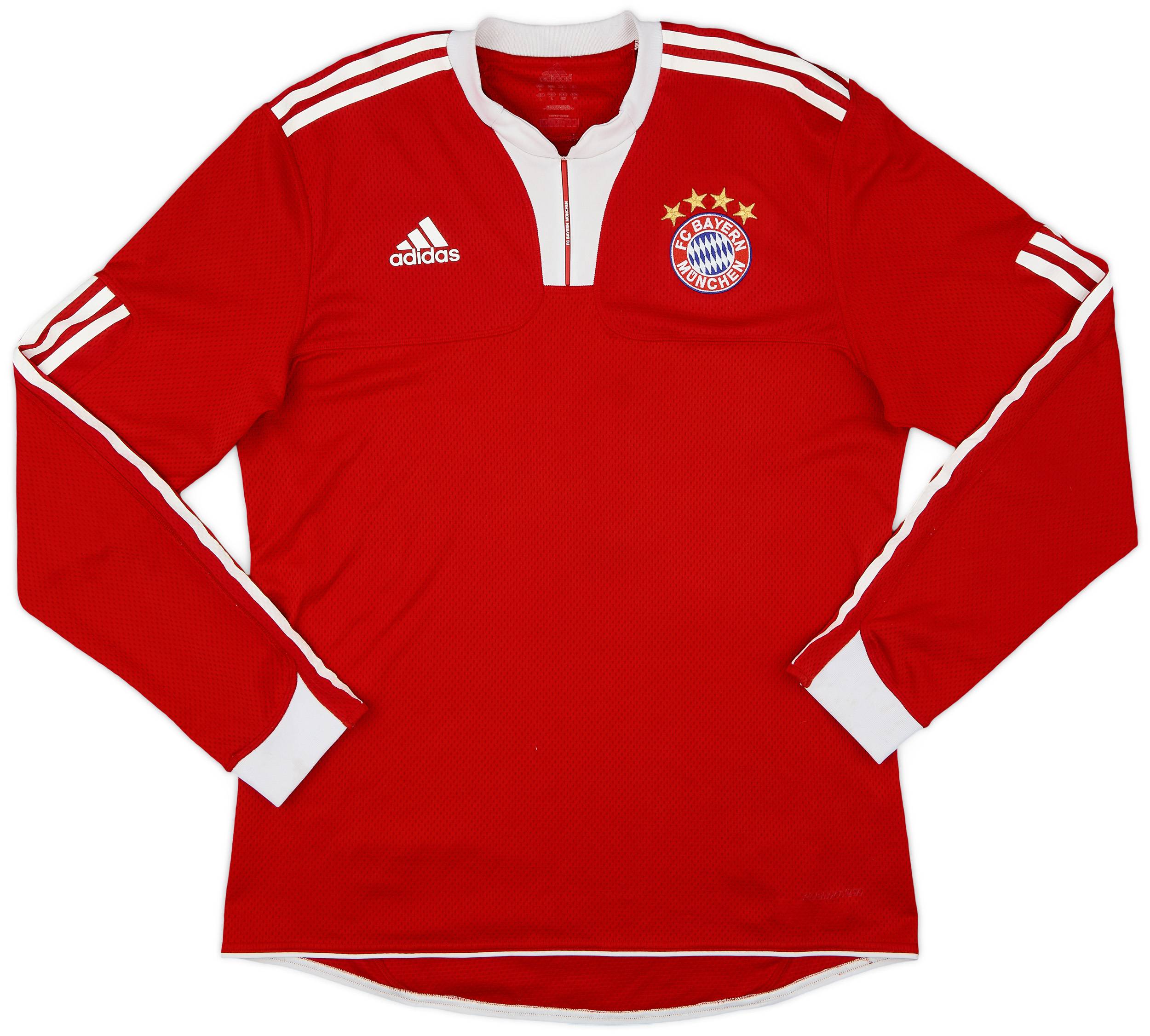 2009-10 Bayern Munich Player Issue Home L/S Shirt - 7/10 - (L)