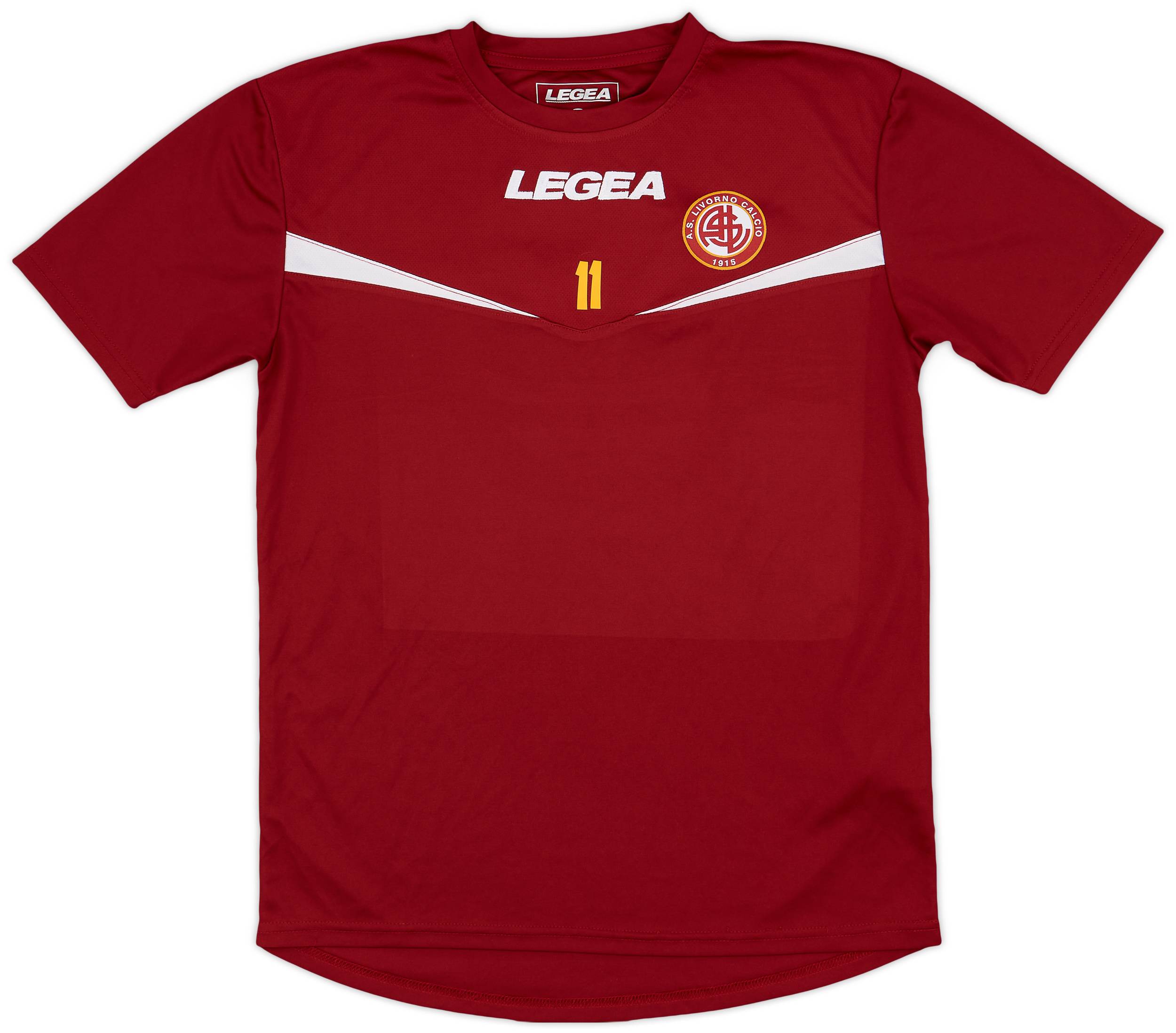 2012-13 Livorno Legea Player Issue Training Shirt #11 - 9/10 - (M)
