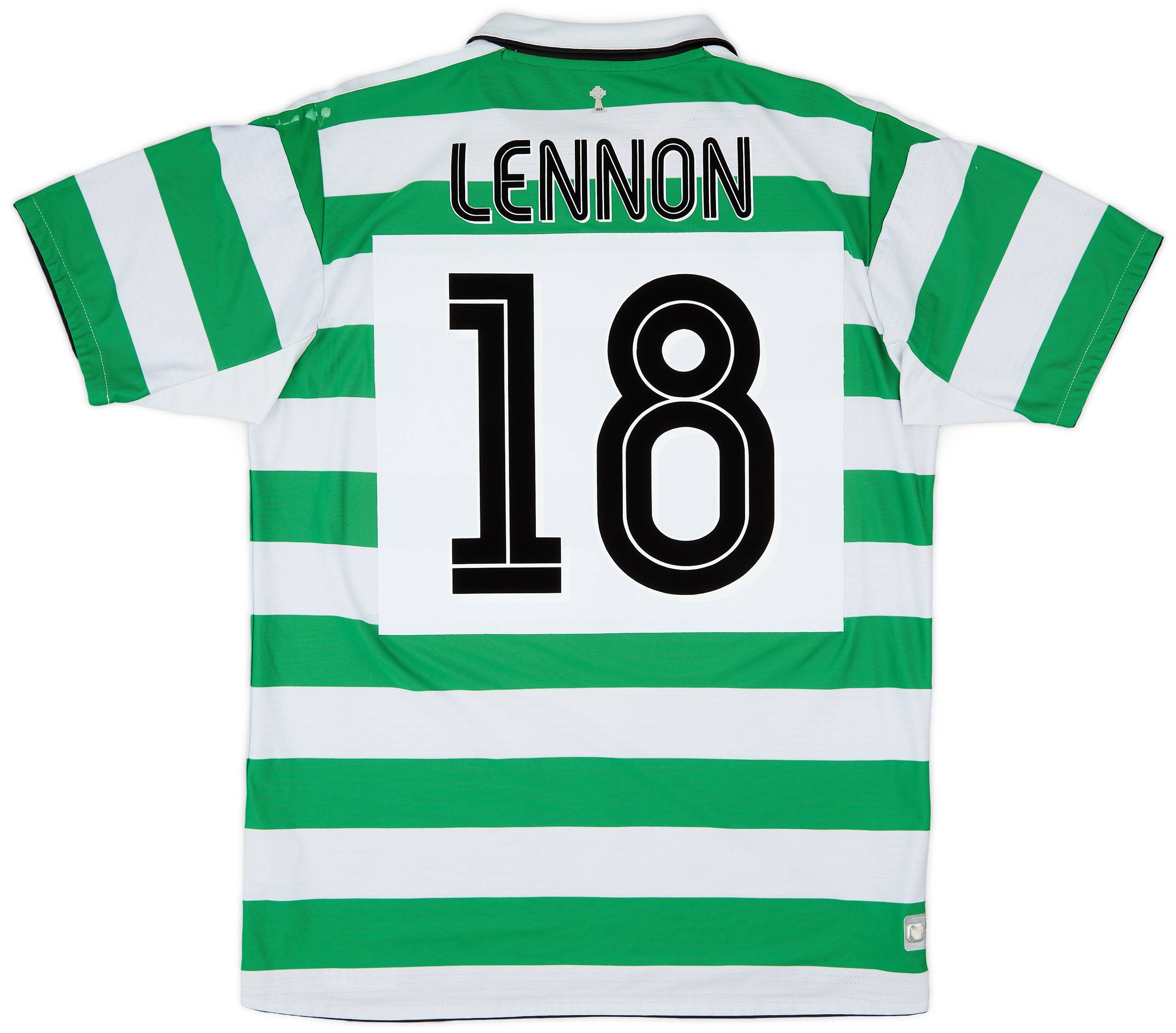 2004-05 Celtic Home Shirt Lennon #18 - 6/10 - (L)