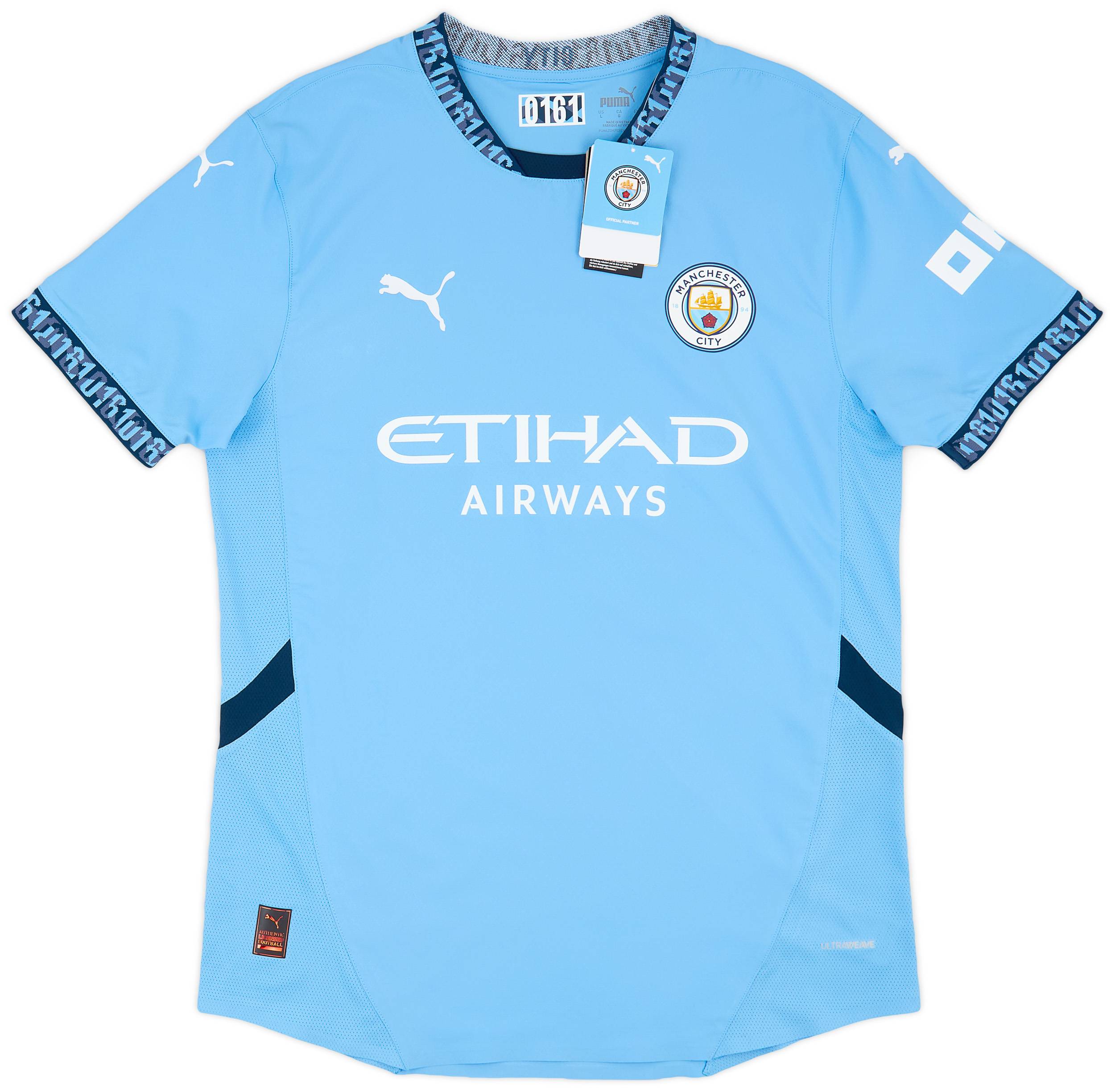 23-24 Manchester City フィル・フォーデン #47 2024-25 Manchester City Authentic Home Shirt Foden #47