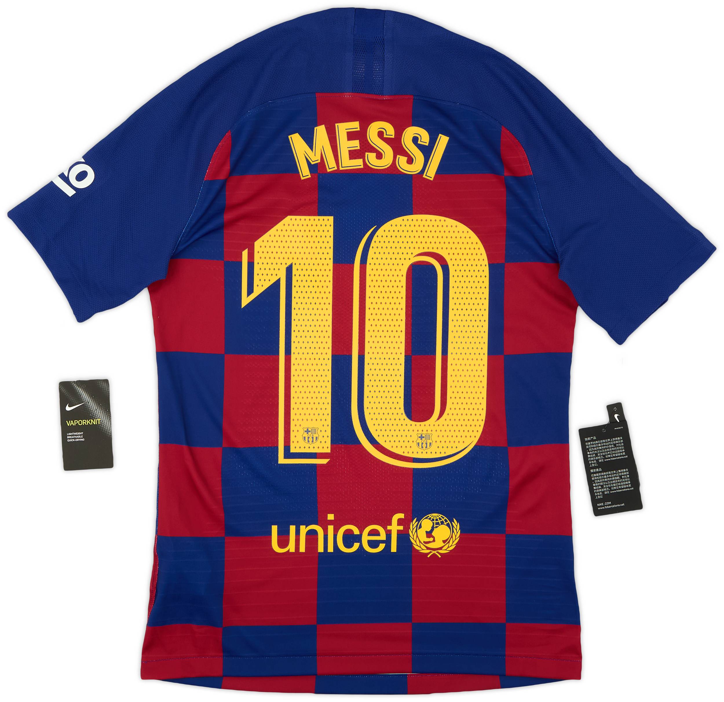 2019 20 Barcelona Authentic Home Shirt Messi 10 S