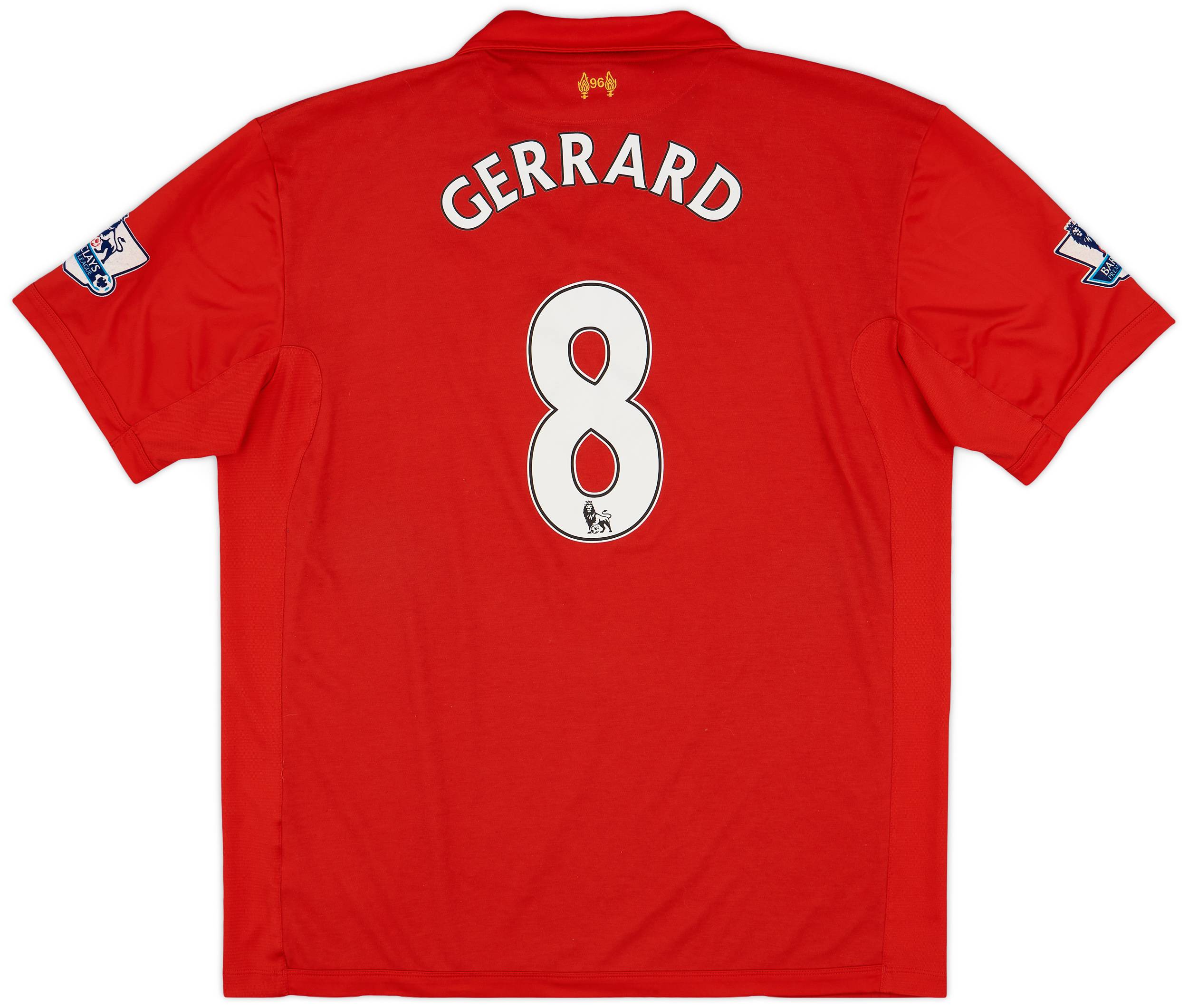 2012-13 Liverpool Home Shirt Gerrard #8 - 5/10 - (3XL)