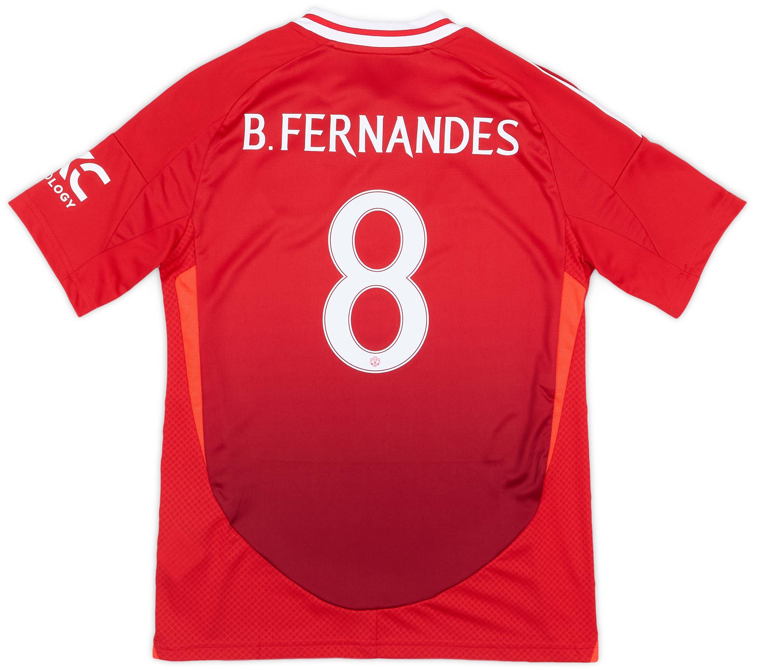 2024-25 Manchester United Home Shirt B.Fernandes #8 (KIDS)