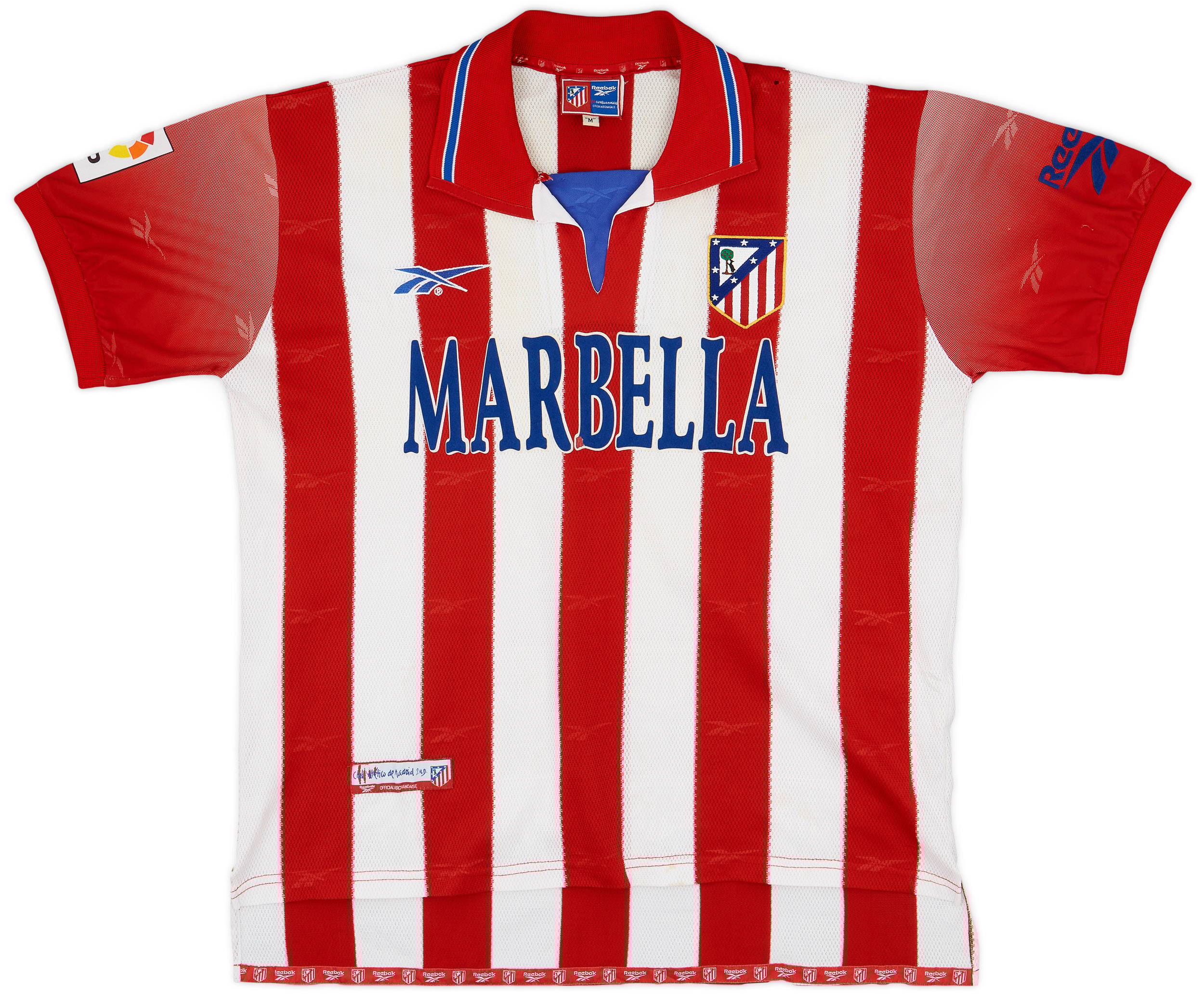 1998-99 Atletico Madrid Home Shirt - 7/10 - (M)