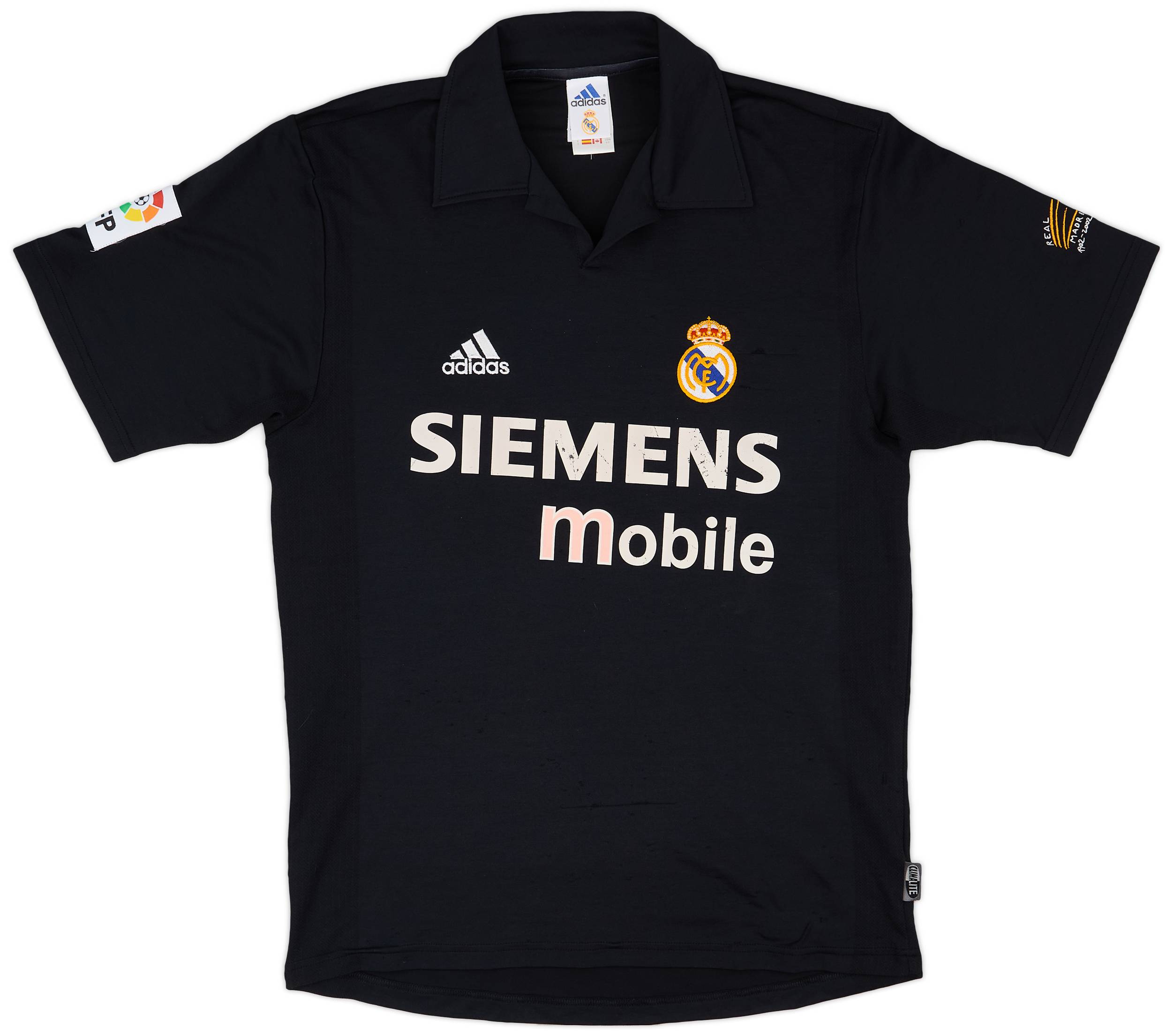 Real Madrid 記念Tシャツ 1902-2002 黒　グティ14番 Real Madrid 記念Tシャツ 1902-2002 黒 グティ14番 - メルカリ