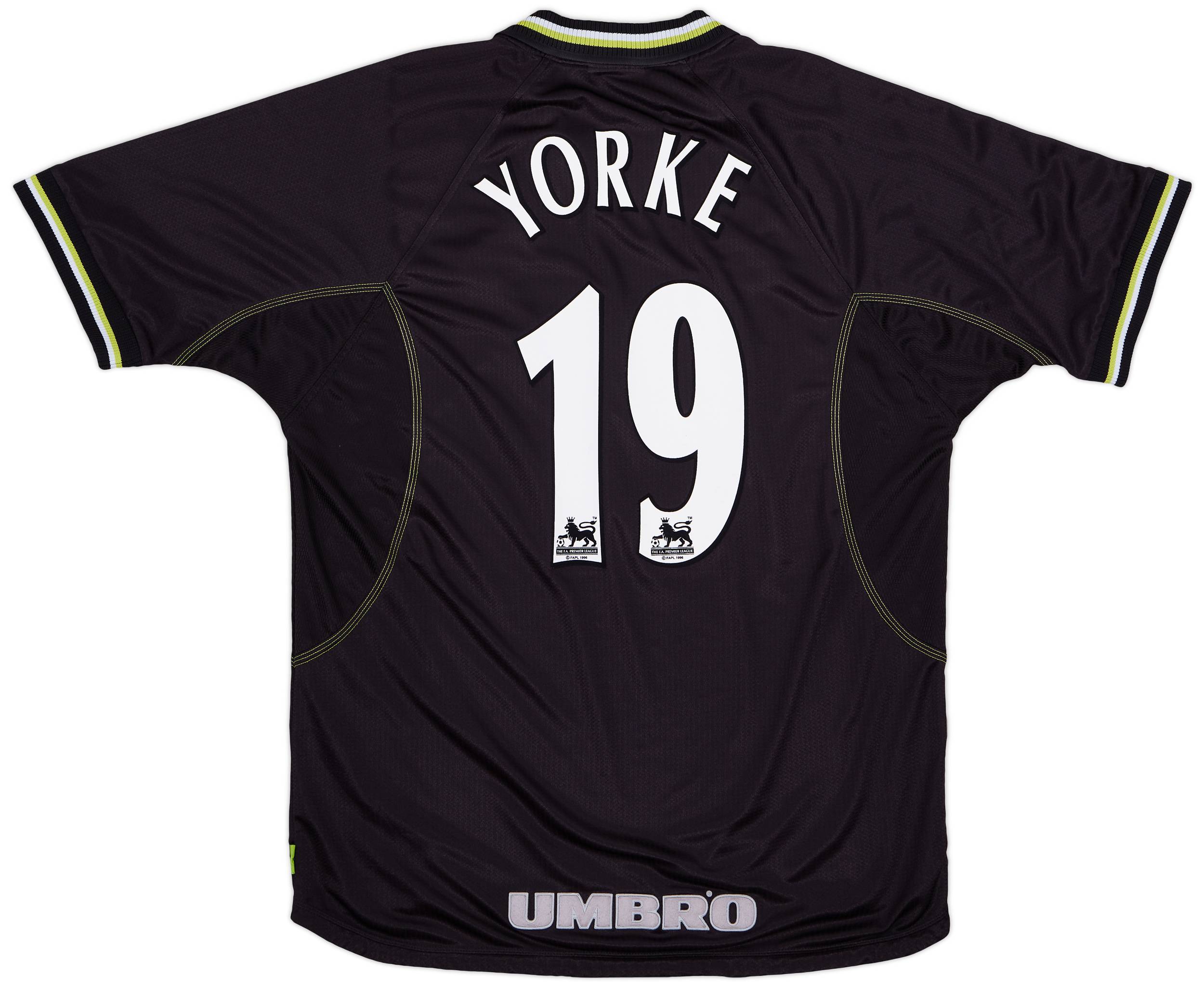 1998-99 Manchester United Third Shirt Yorke #19 - 9/10 - (XL)