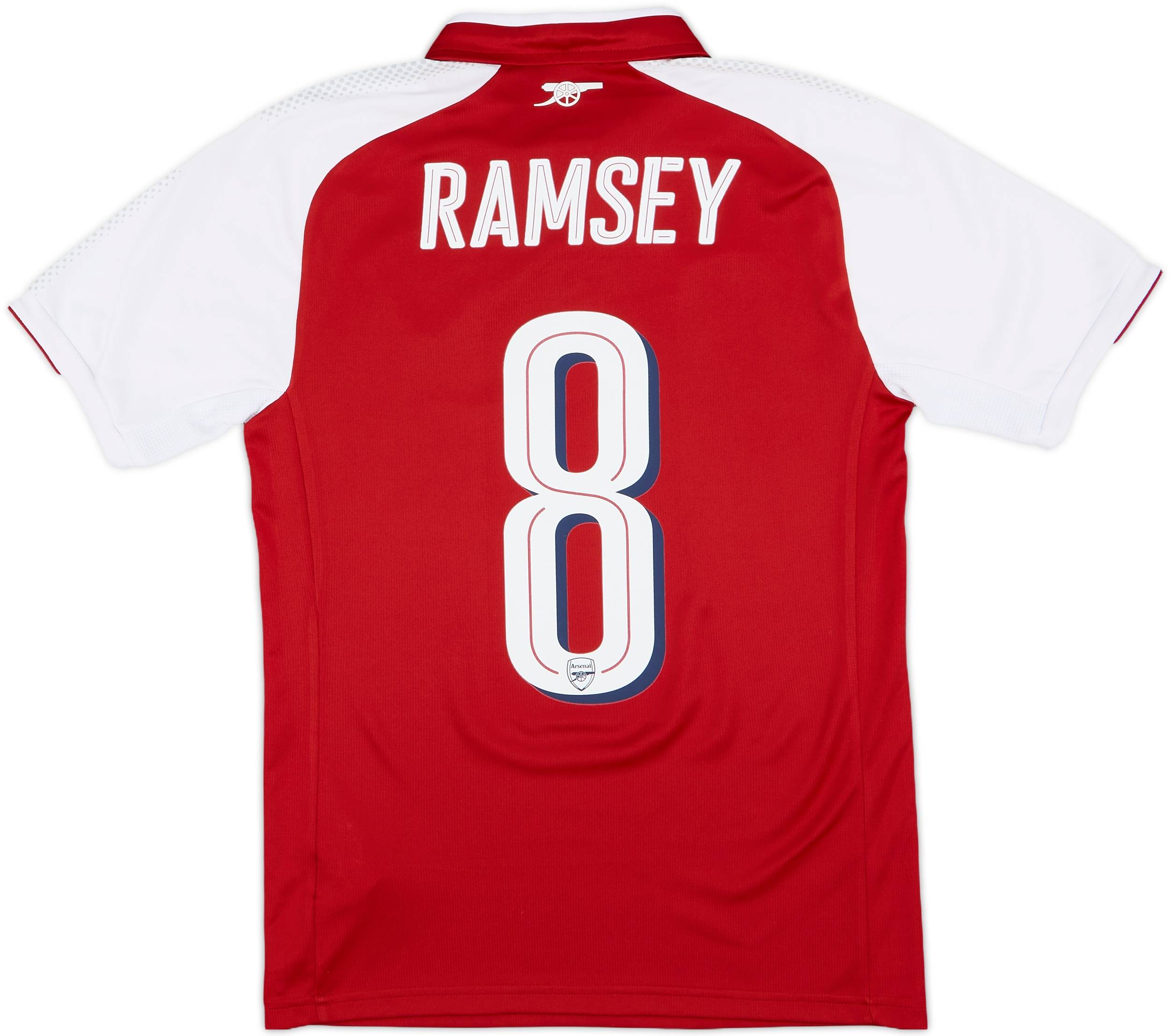 2017-18 Arsenal Home Shirt Ramsey #8 - 7/10 - (XS)