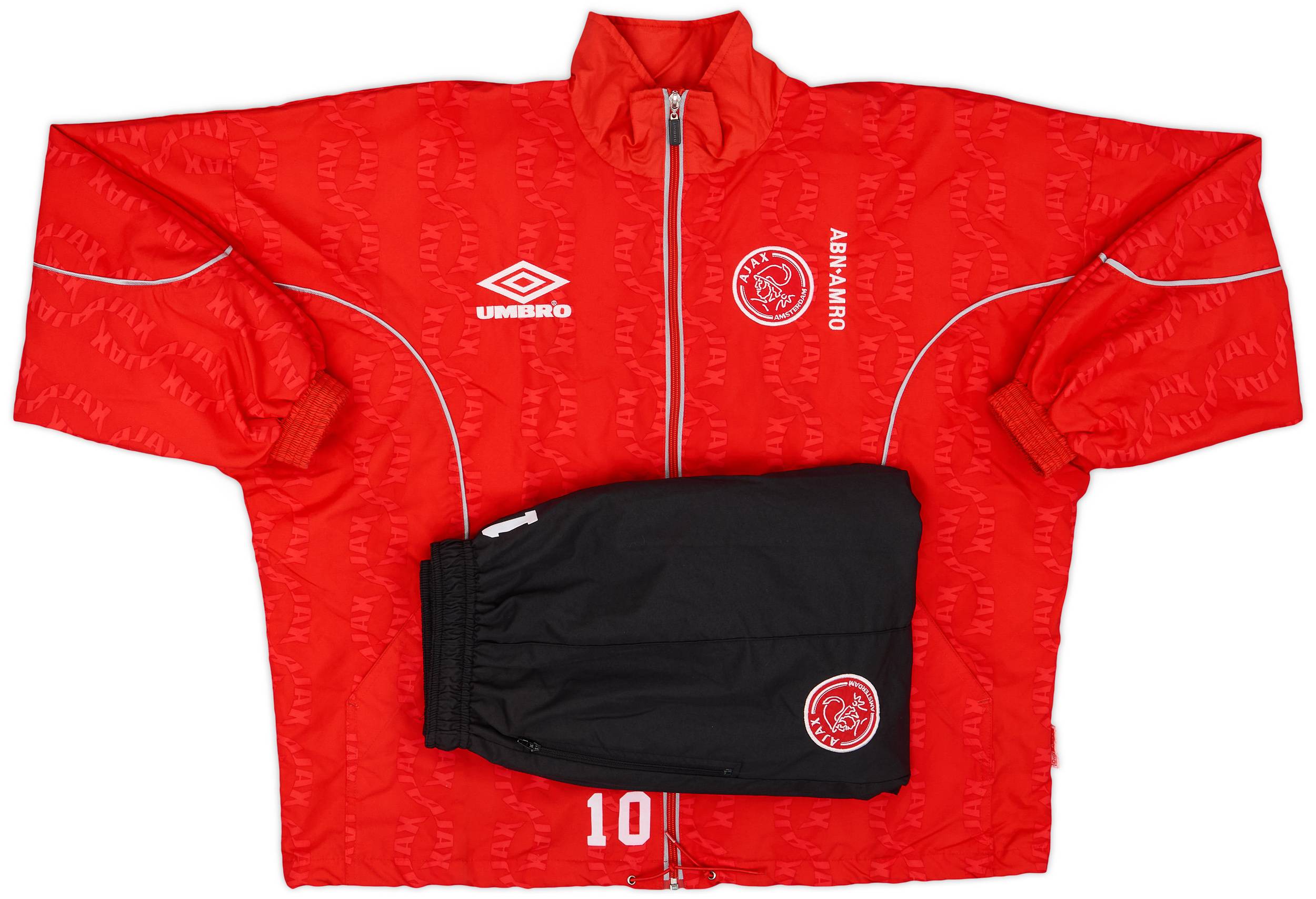 1998-99 Ajax Player Issue Umbro Tracksuit #10 (Litmanen)
