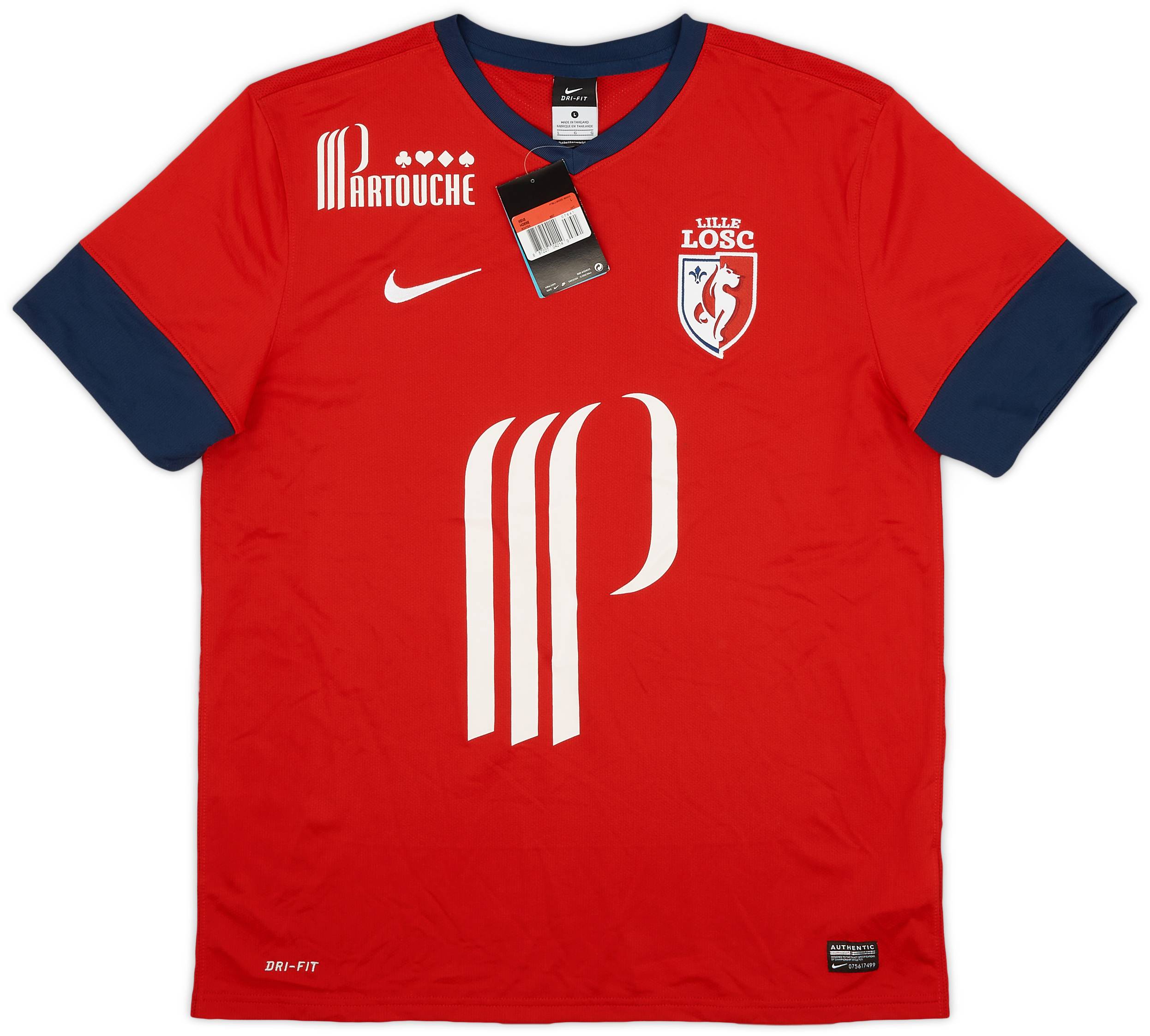 2013-14 Lille Home Shirt (L)