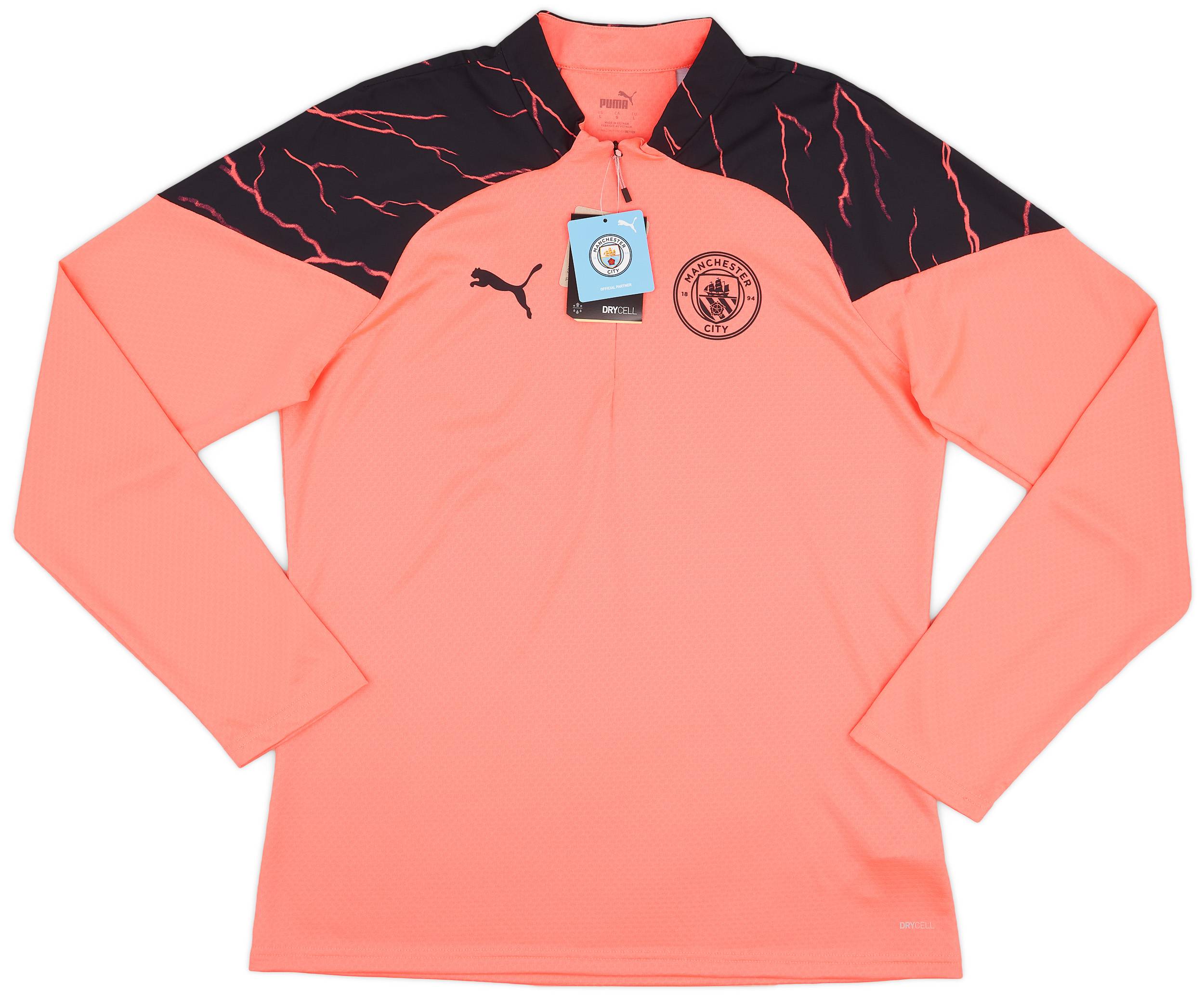 2023-24 Manchester City Puma 1/4 Zip Training Top