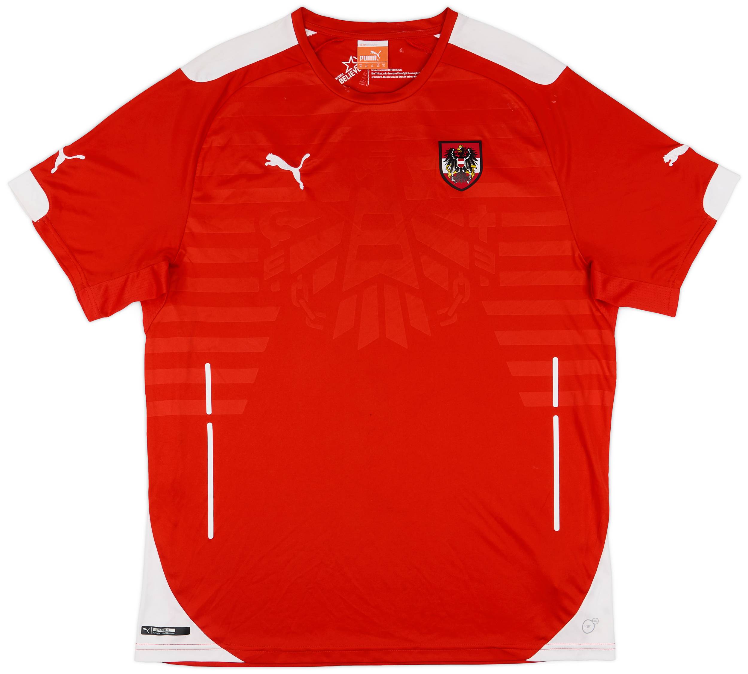 2014-16 Austria Home Shirt - 8/10 - (XL)