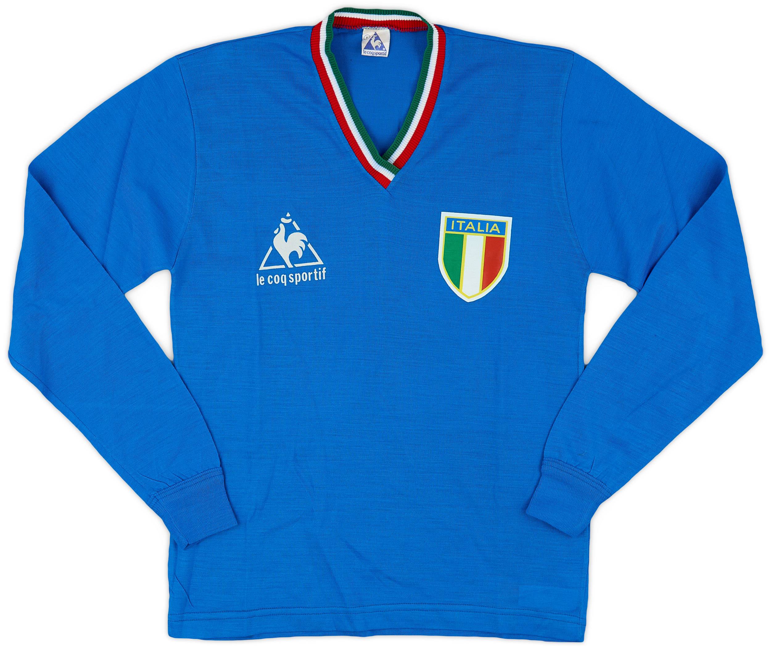 1982 Italy Home L/S Shirt #20 - 9/10 - (M.Boys)