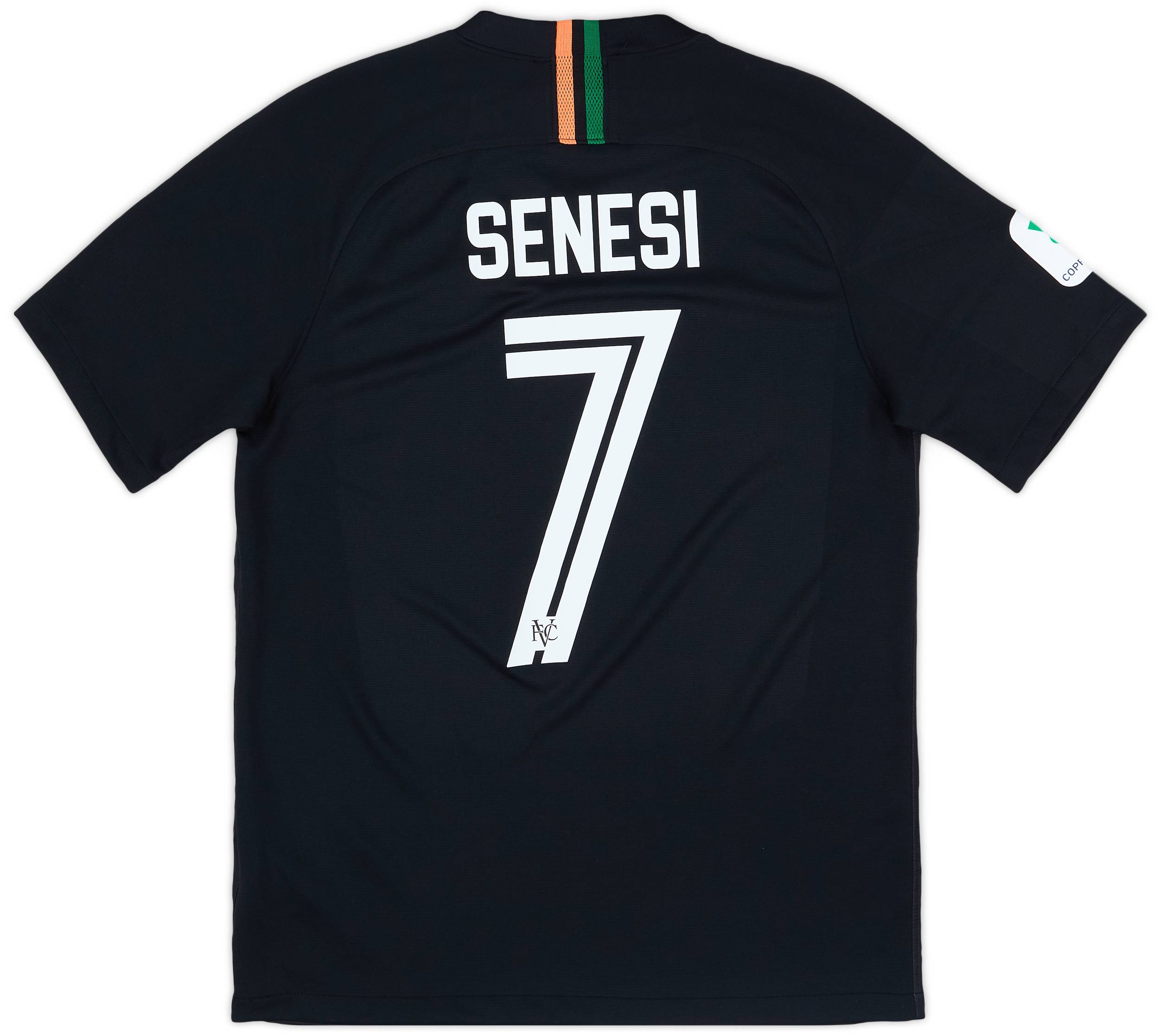 2019-20 Venezia Match Issue Home Shirt Senesi #7 - As New - (M)