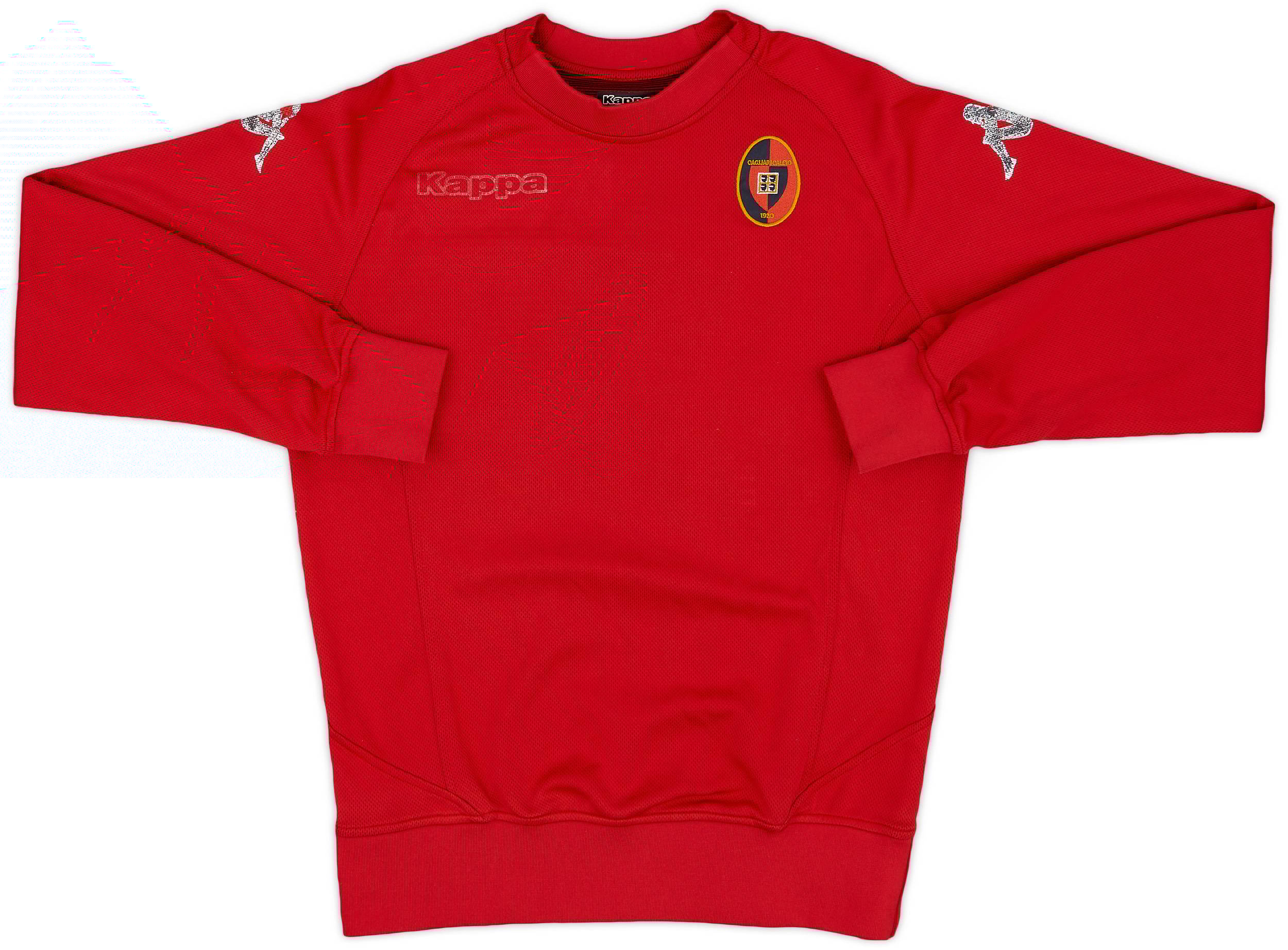 2014-15 Cagliari Kappa Sweat Top - 4/10 - (S)